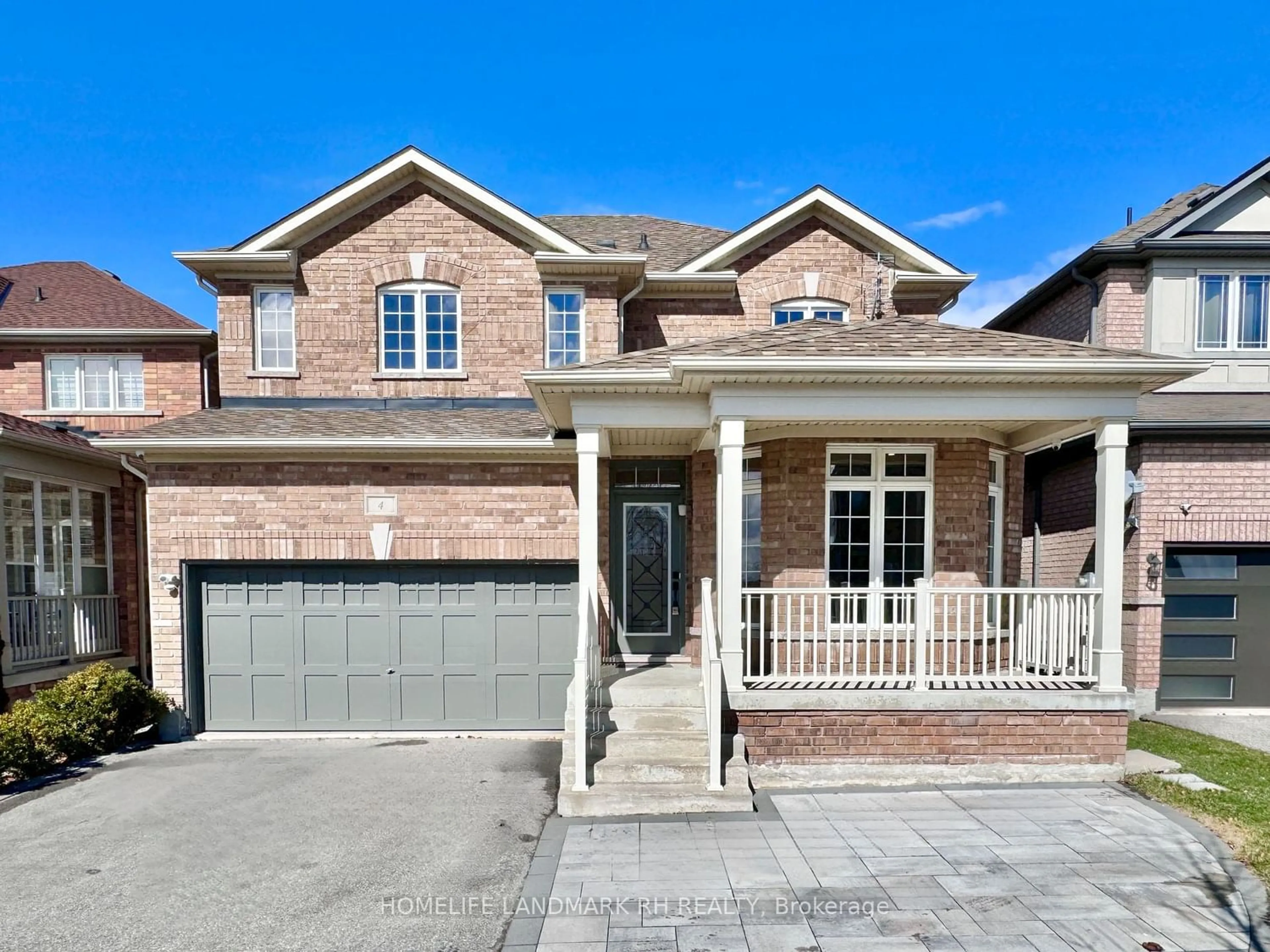 Home with brick exterior material for 4 Willow Landing, Markham Ontario L6E 0H2