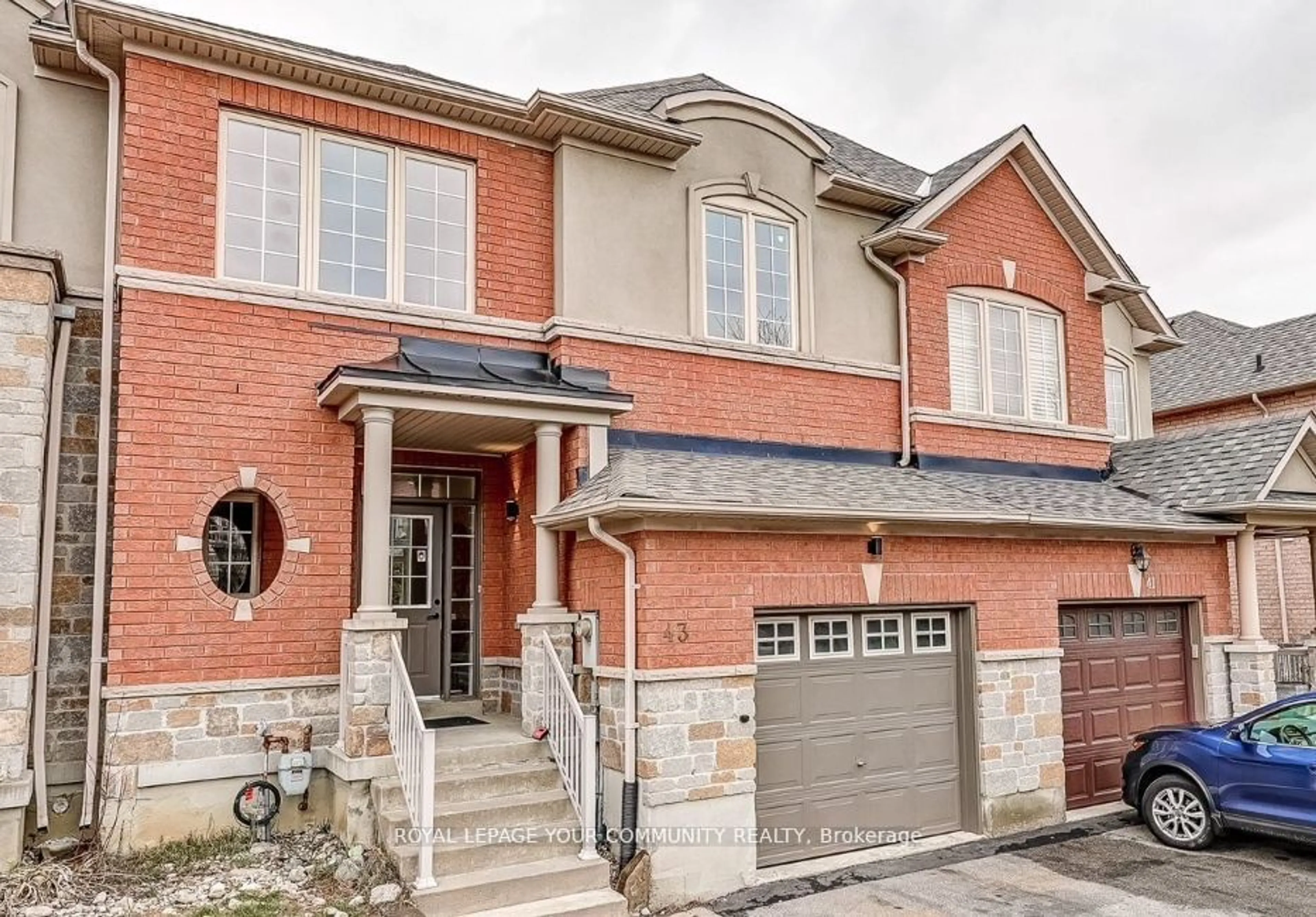 Home with brick exterior material for 43 Gauguin Ave, Vaughan Ontario L4J 9J7