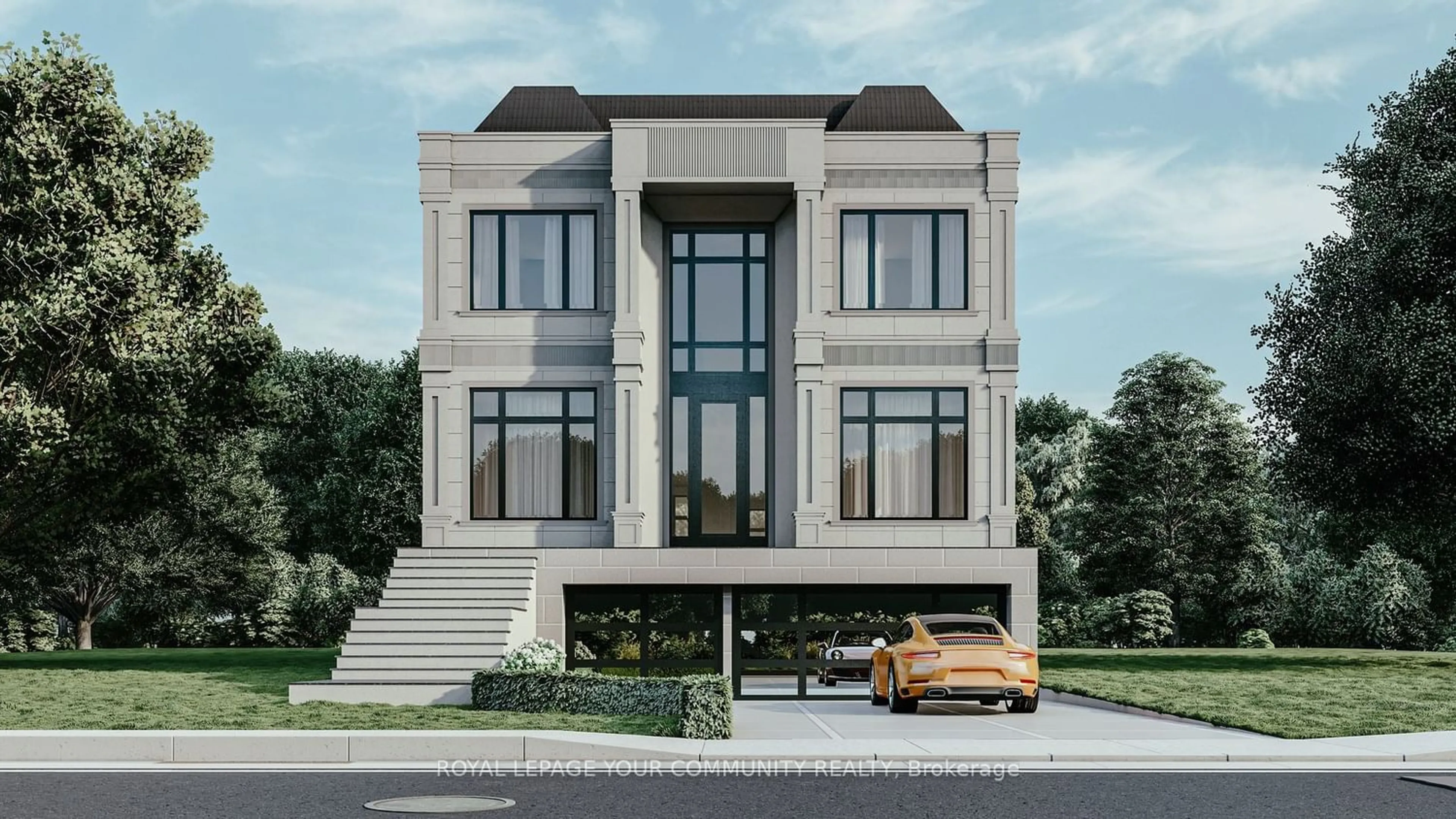 Home with stucco exterior material for 120 Spruce Ave, Richmond Hill Ontario L4C 6W1