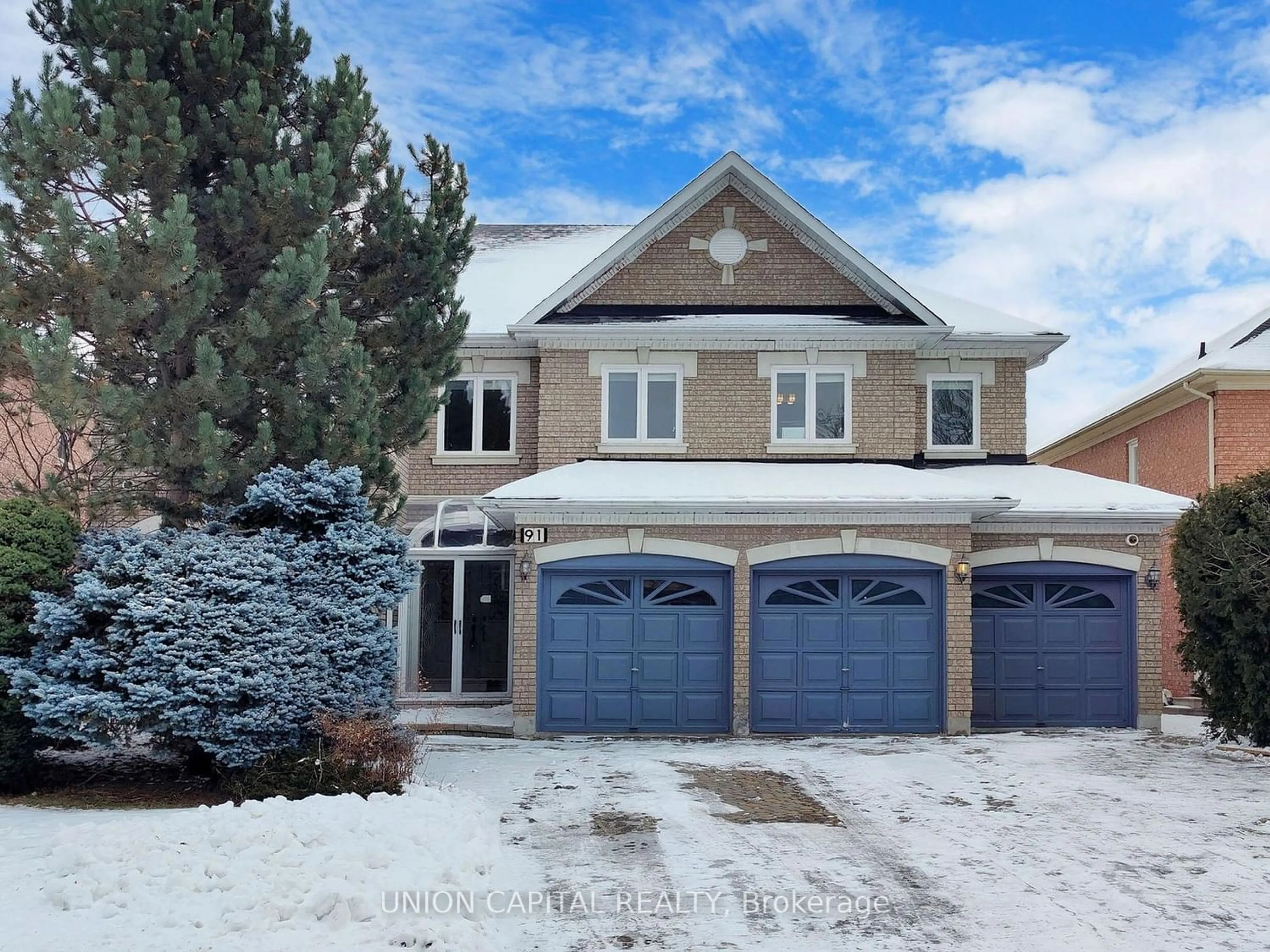 Frontside or backside of a home for 91 Springbrook Dr, Richmond Hill Ontario L4B 3R1