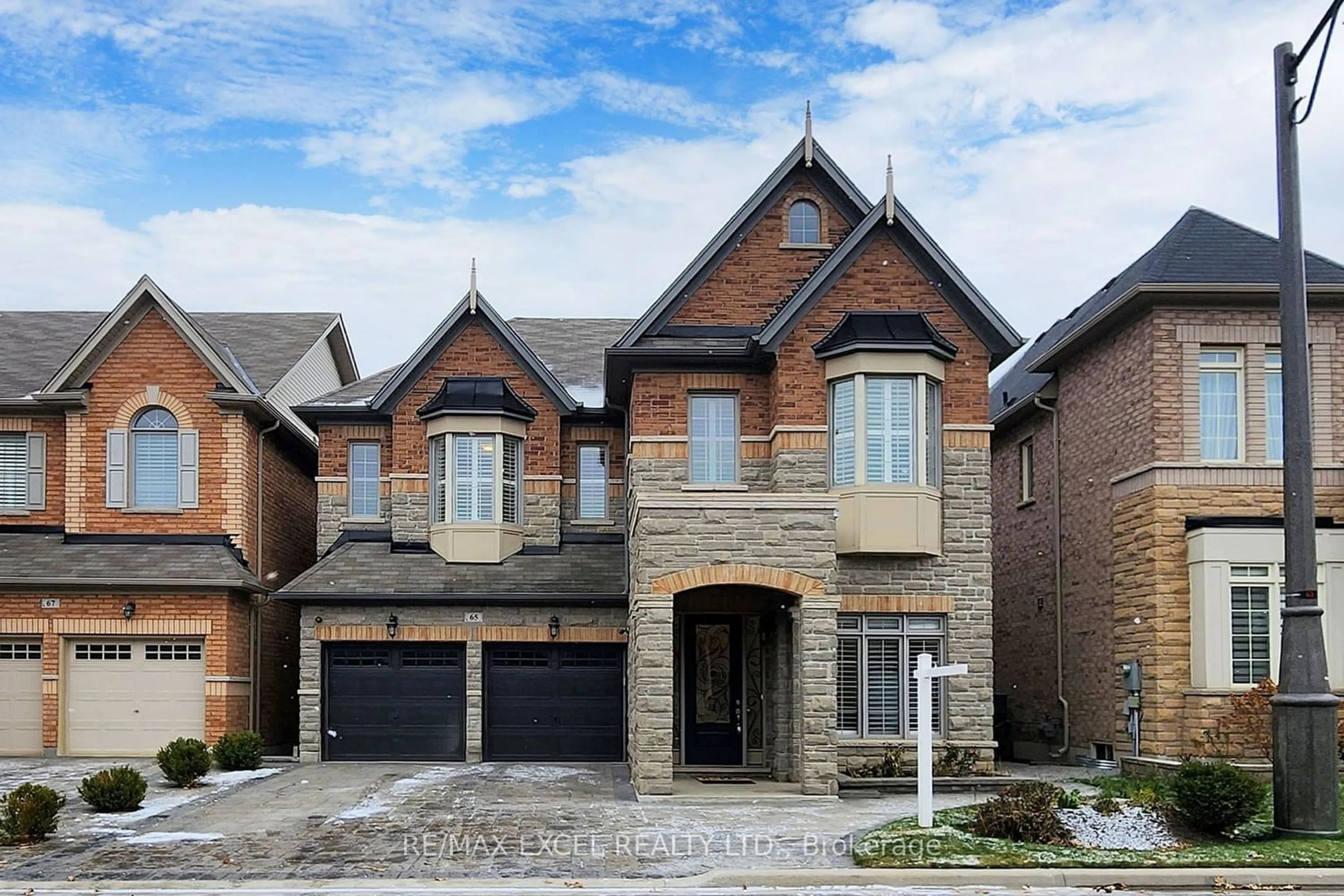 Home with brick exterior material for 65 Busch Ave, Markham Ontario L6C 0R8