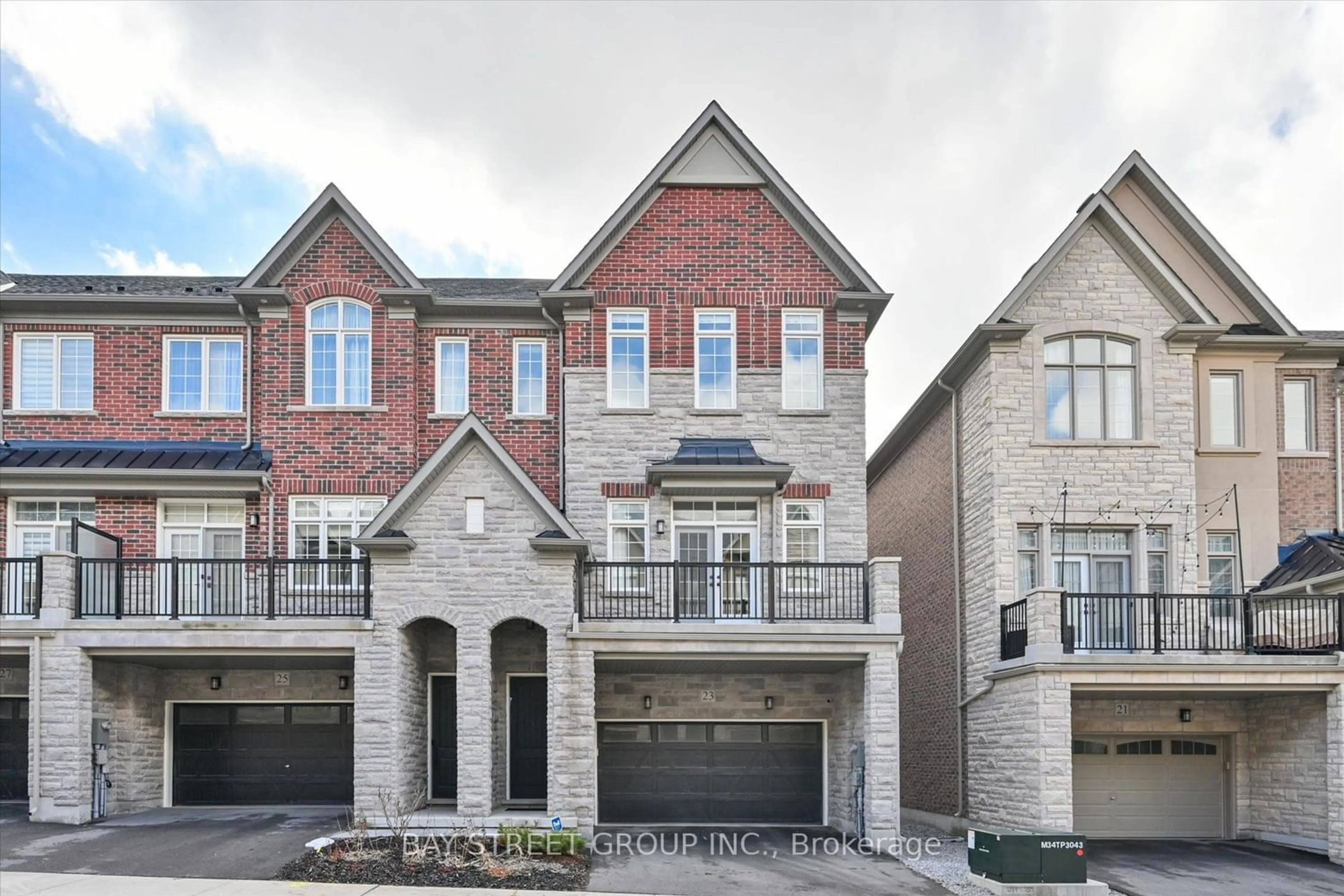 Home with brick exterior material for 23 Creekvalley Lane, Markham Ontario L6C 0Y7