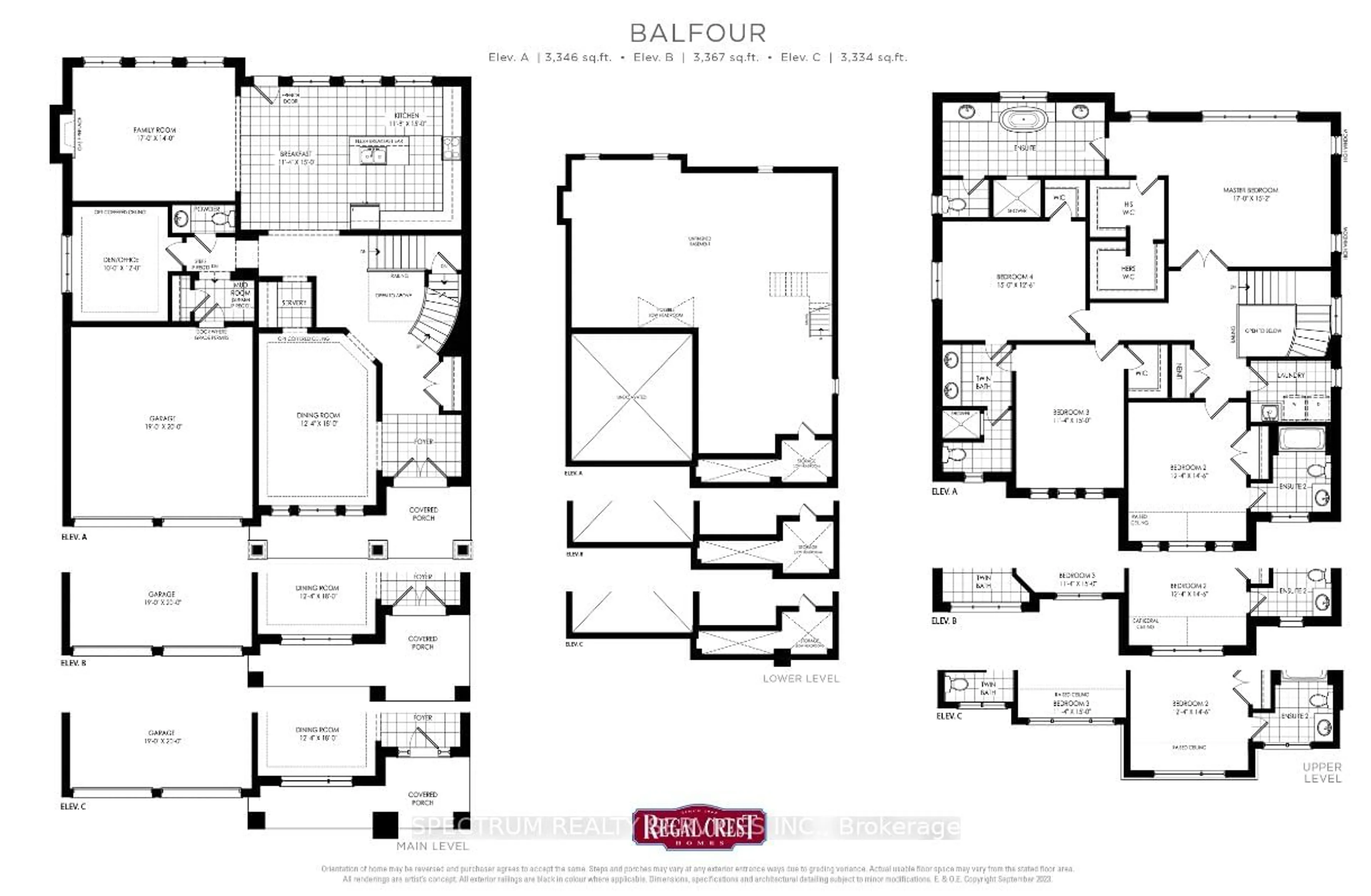 Floor plan for 58 Bud Leggett Cres, Georgina Ontario L4P 0T1