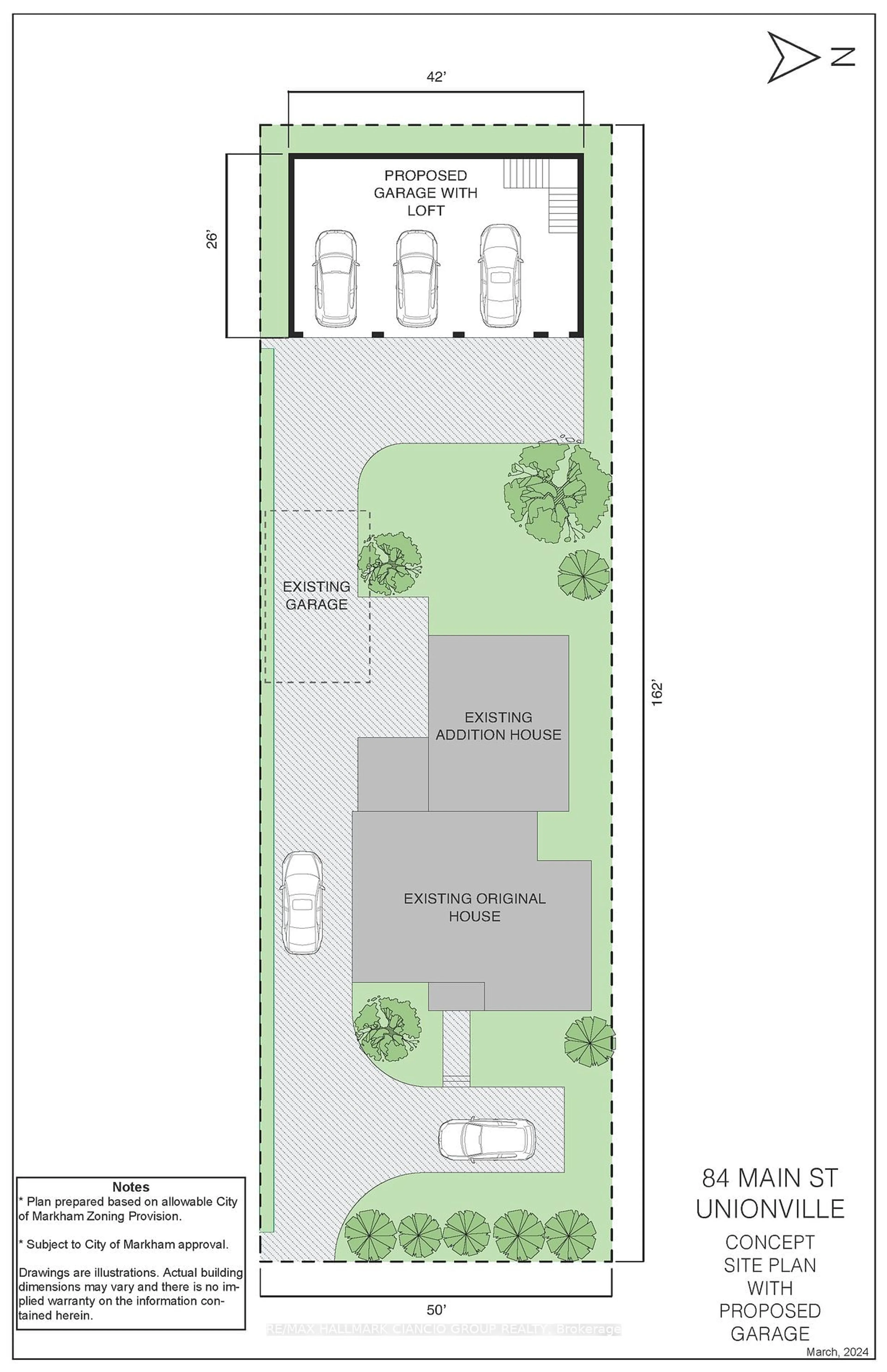 Floor plan for 84 Main St, Markham Ontario L3R 2E7