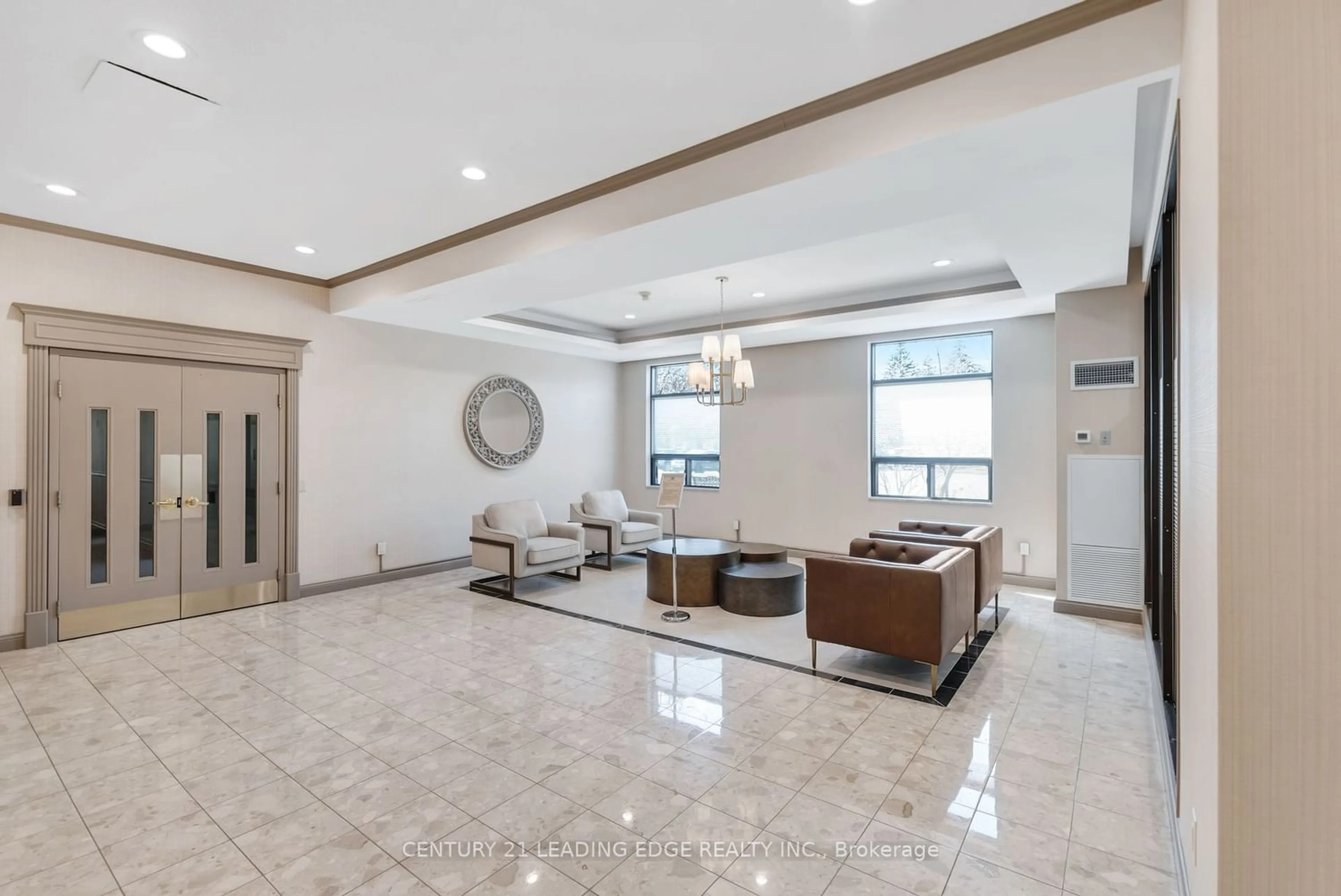 Indoor lobby for 2 Raymerville Dr #602, Markham Ontario L3P 7N7