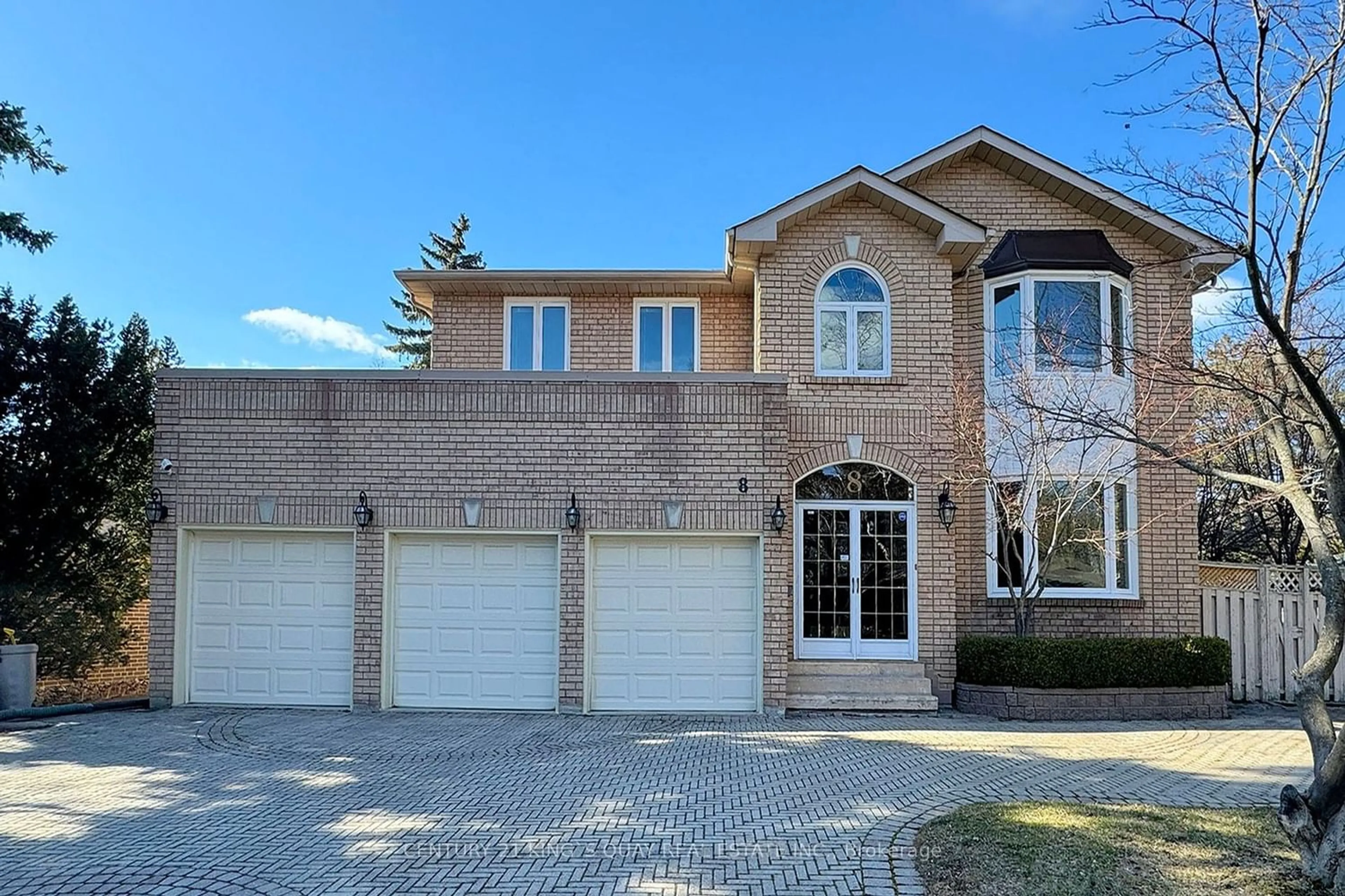 Home with brick exterior material for 8 Wildrose Cres, Markham Ontario L3T 1N5