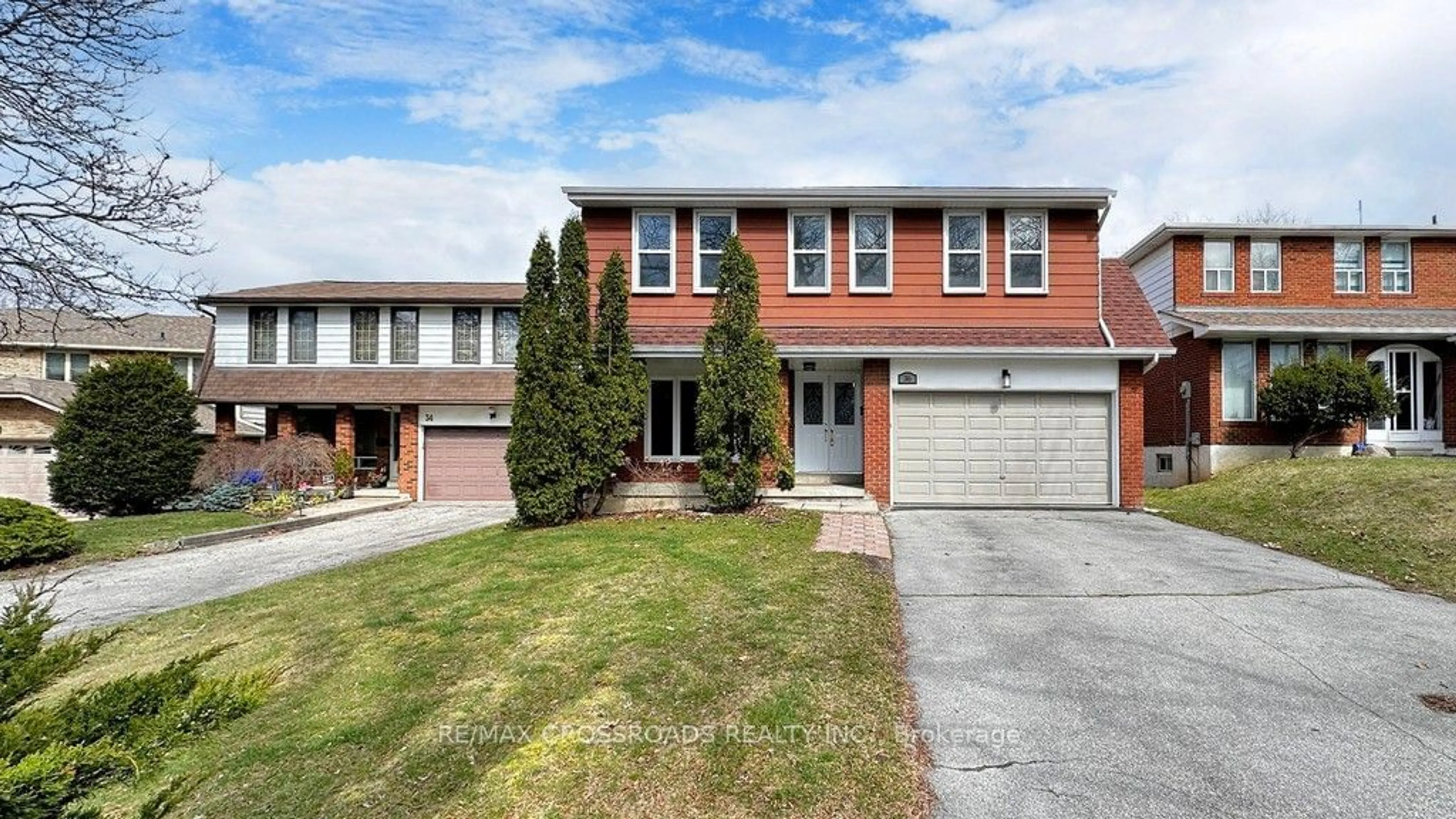 Home with brick exterior material for 36 Flowervale Rd, Markham Ontario L3T 4J4