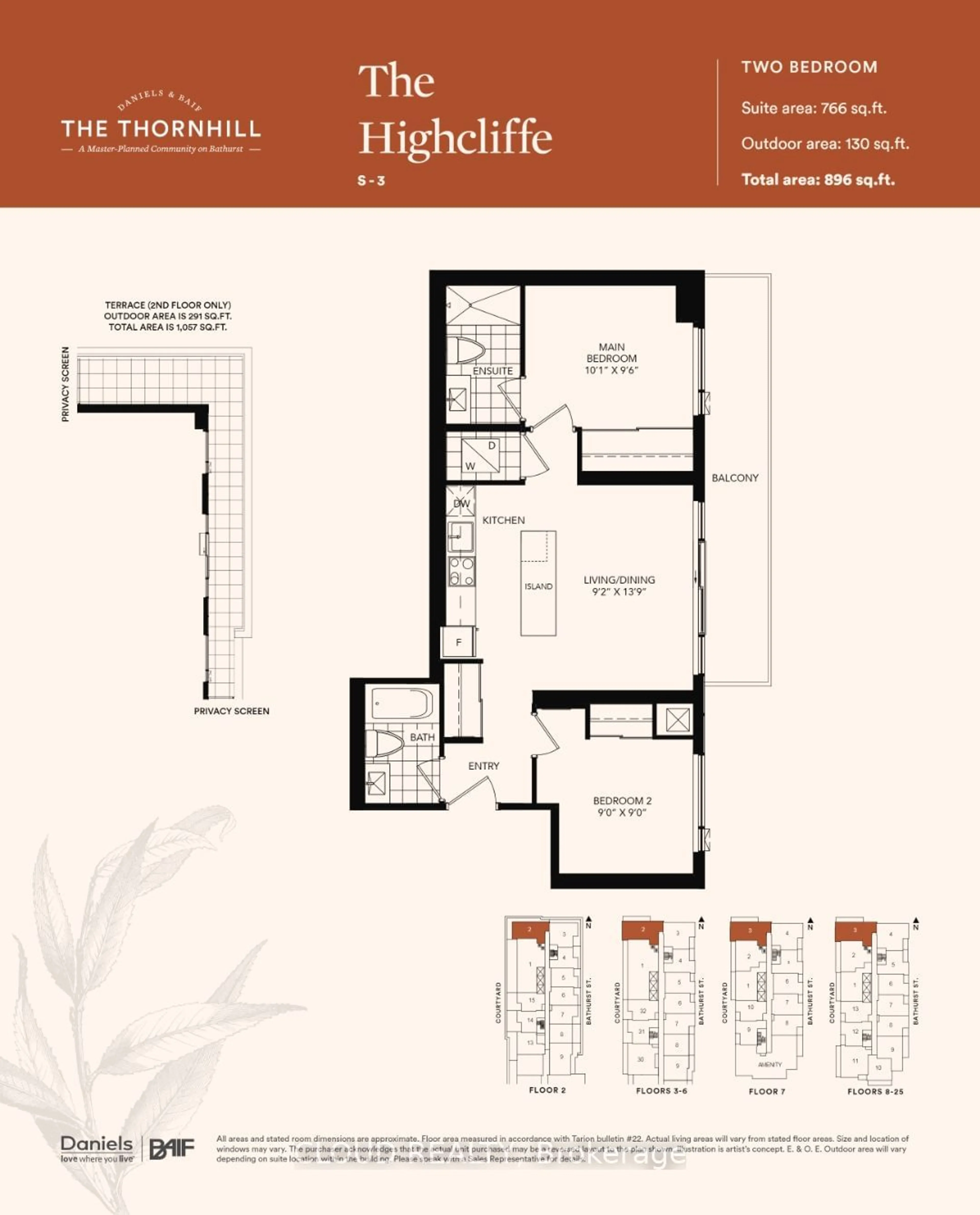 Floor plan for 7950 Bathurst St #203, Vaughan Ontario L4J 0L4