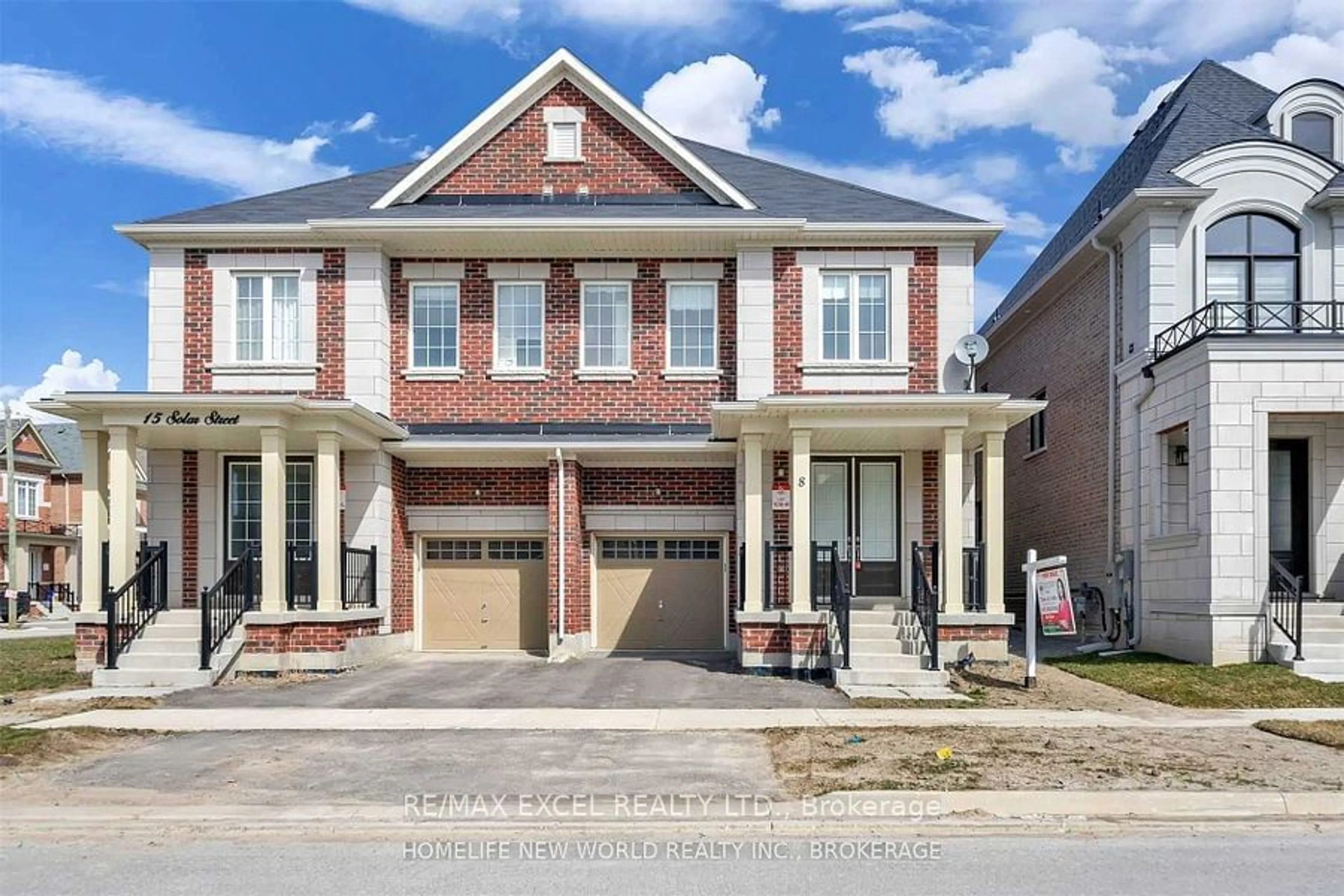 Home with brick exterior material for 8 Orbit Ave, Richmond Hill Ontario L4C 4Z1