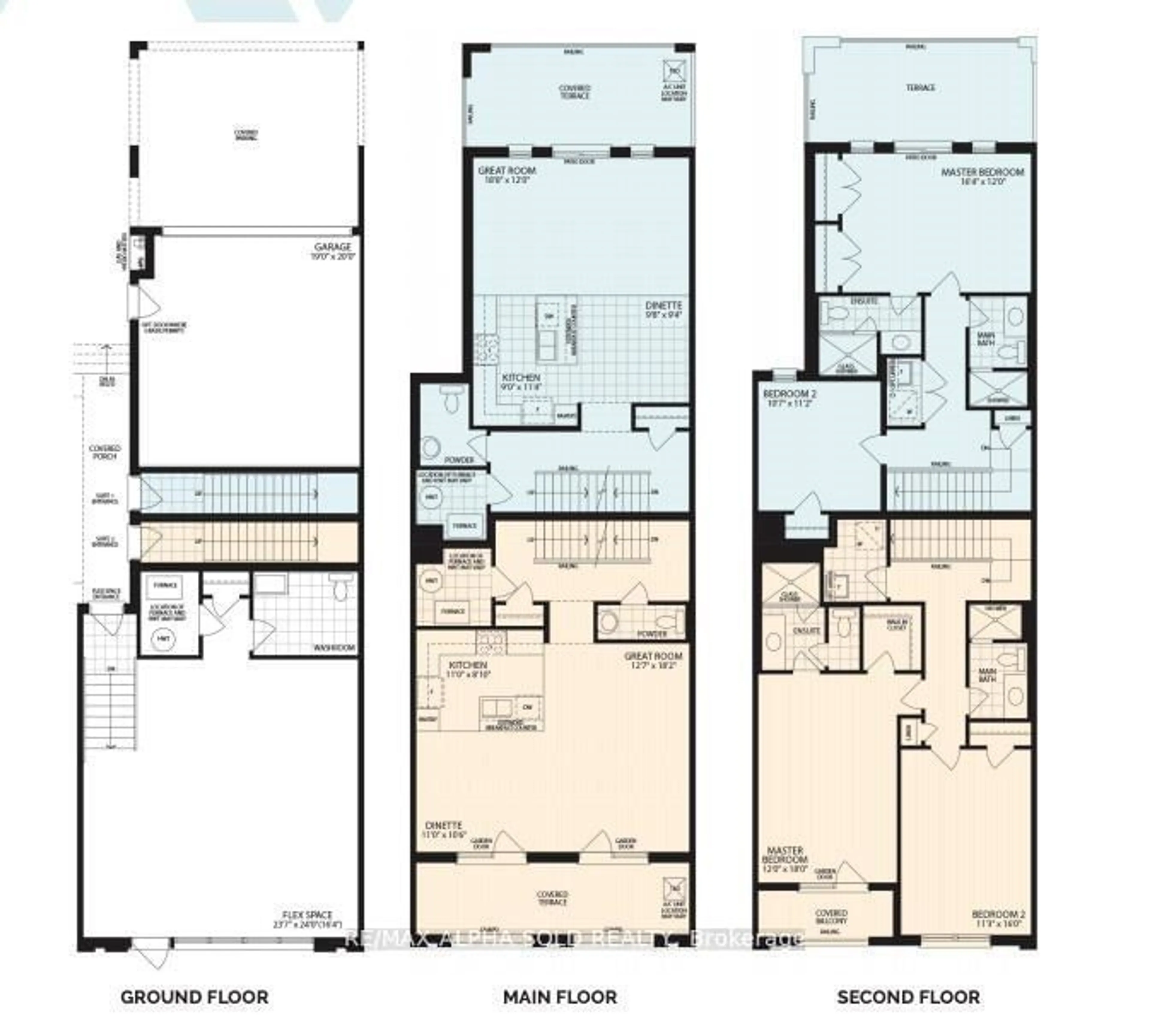 Floor plan for 6 Villa Ada Dr #9&11, Markham Ontario L6B 1N7