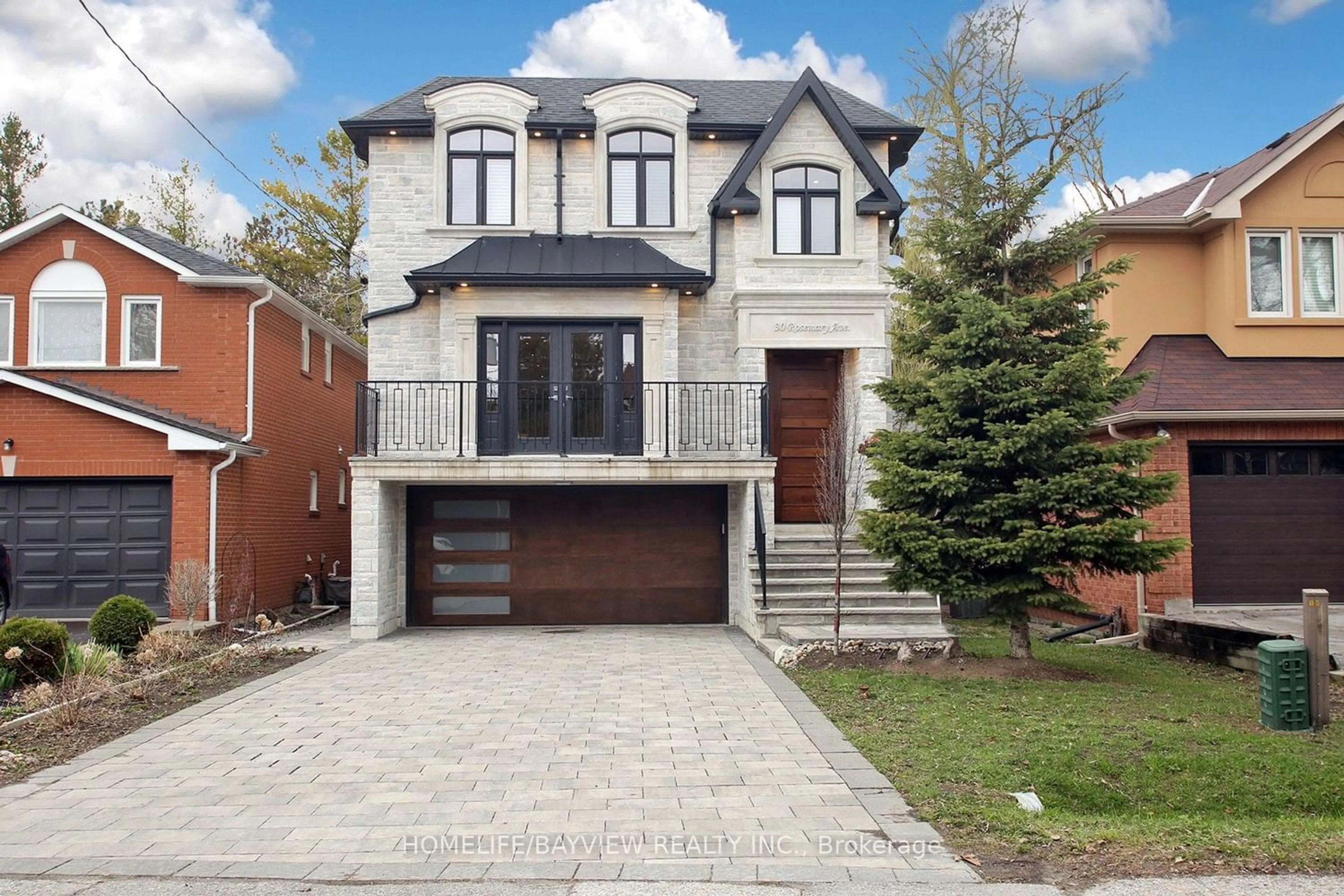 Home with brick exterior material for 30 Rosemary Ave, Richmond Hill Ontario L4E 3A9