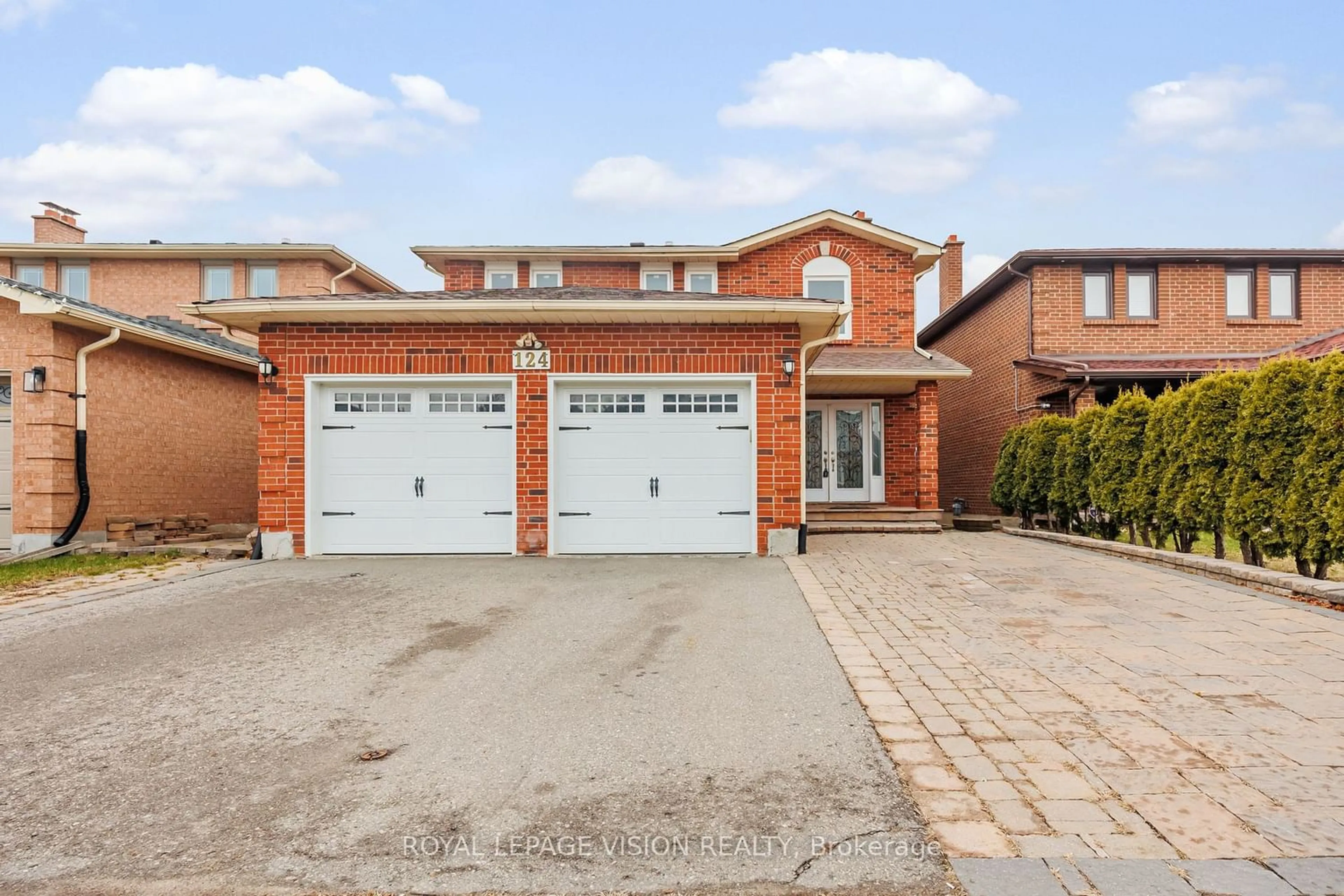 Home with brick exterior material for 124 Lamar St, Vaughan Ontario L6A 1A6