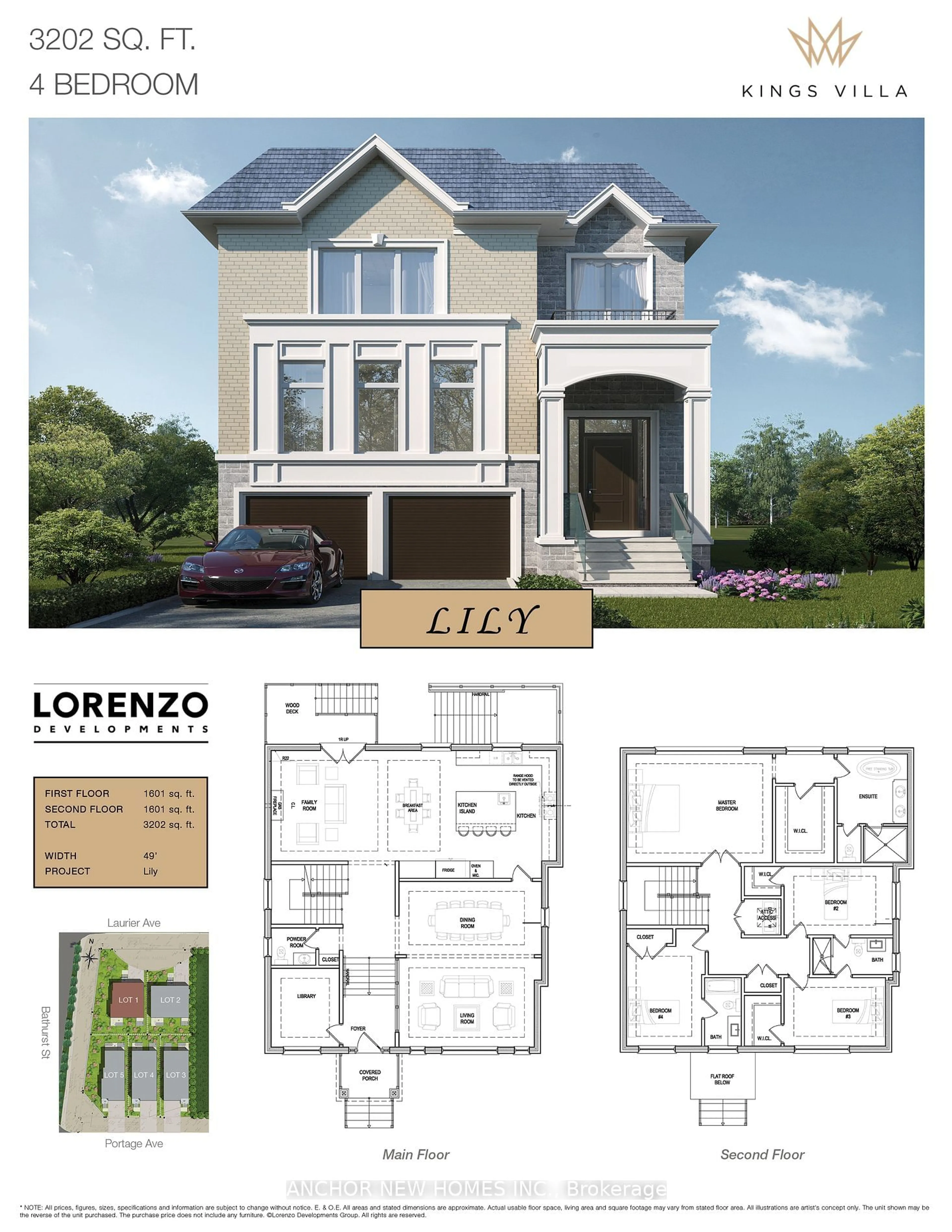 Floor plan for 15 Laurier Ave, Richmond Hill Ontario L4E 2Z4