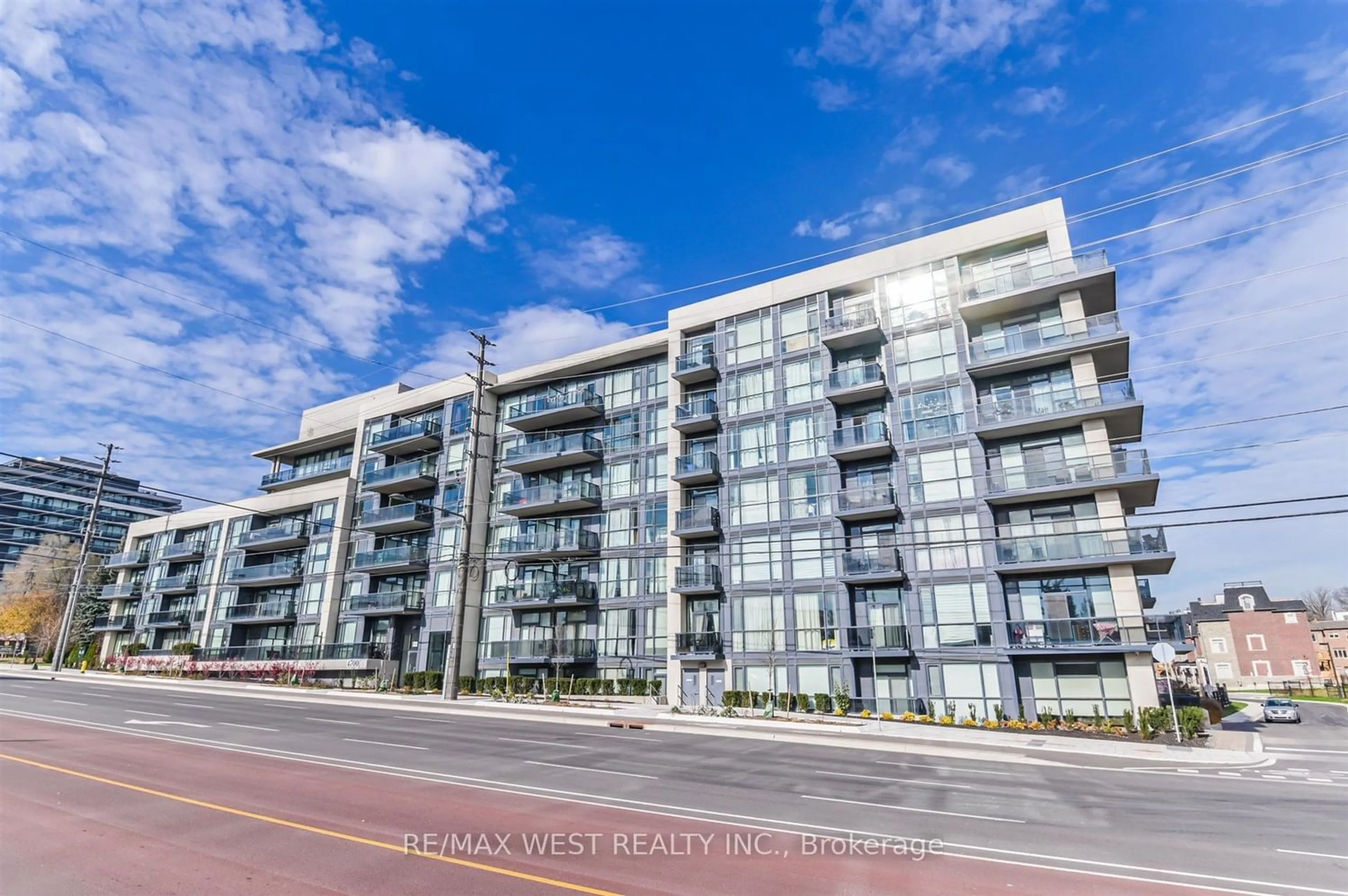 A pic from exterior of the house or condo for 4700 Highway 7 Ave #206, Vaughan Ontario L4L 0B4