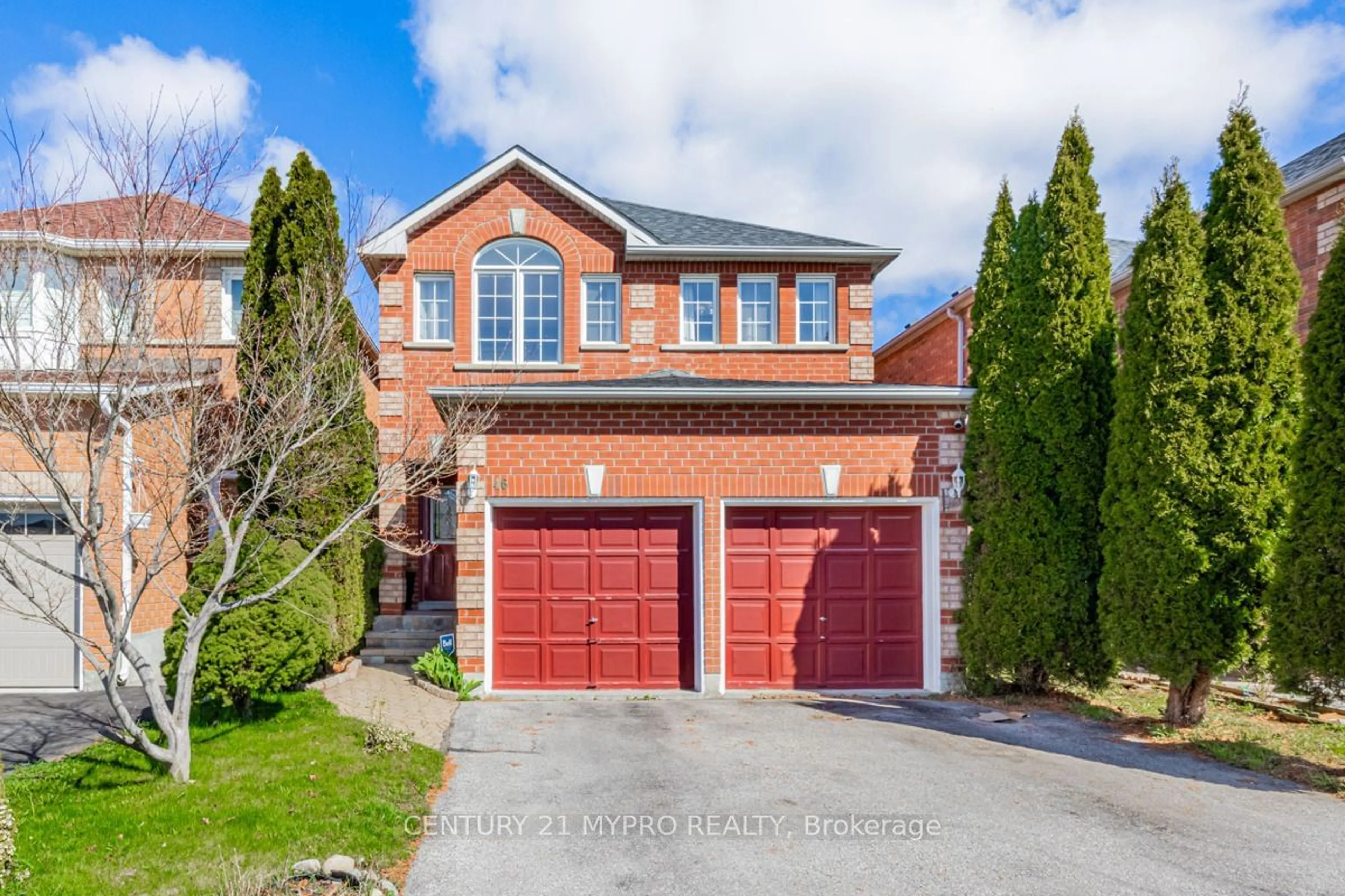 Home with brick exterior material for 46 Apollo Rd, Markham Ontario L3H 4H1