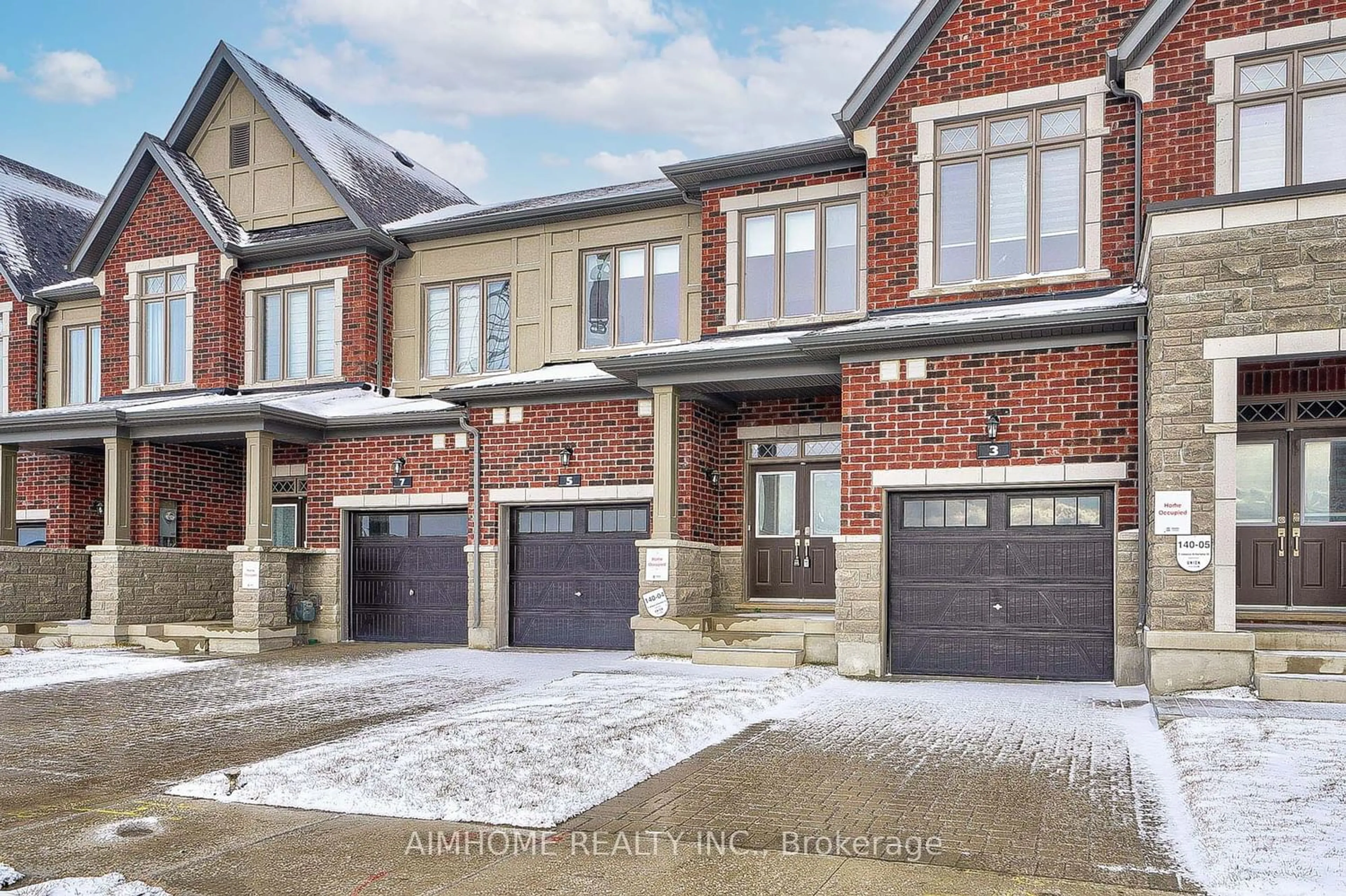 Home with brick exterior material for 5 Jessica Antonella St, Markham Ontario L6C 3J6