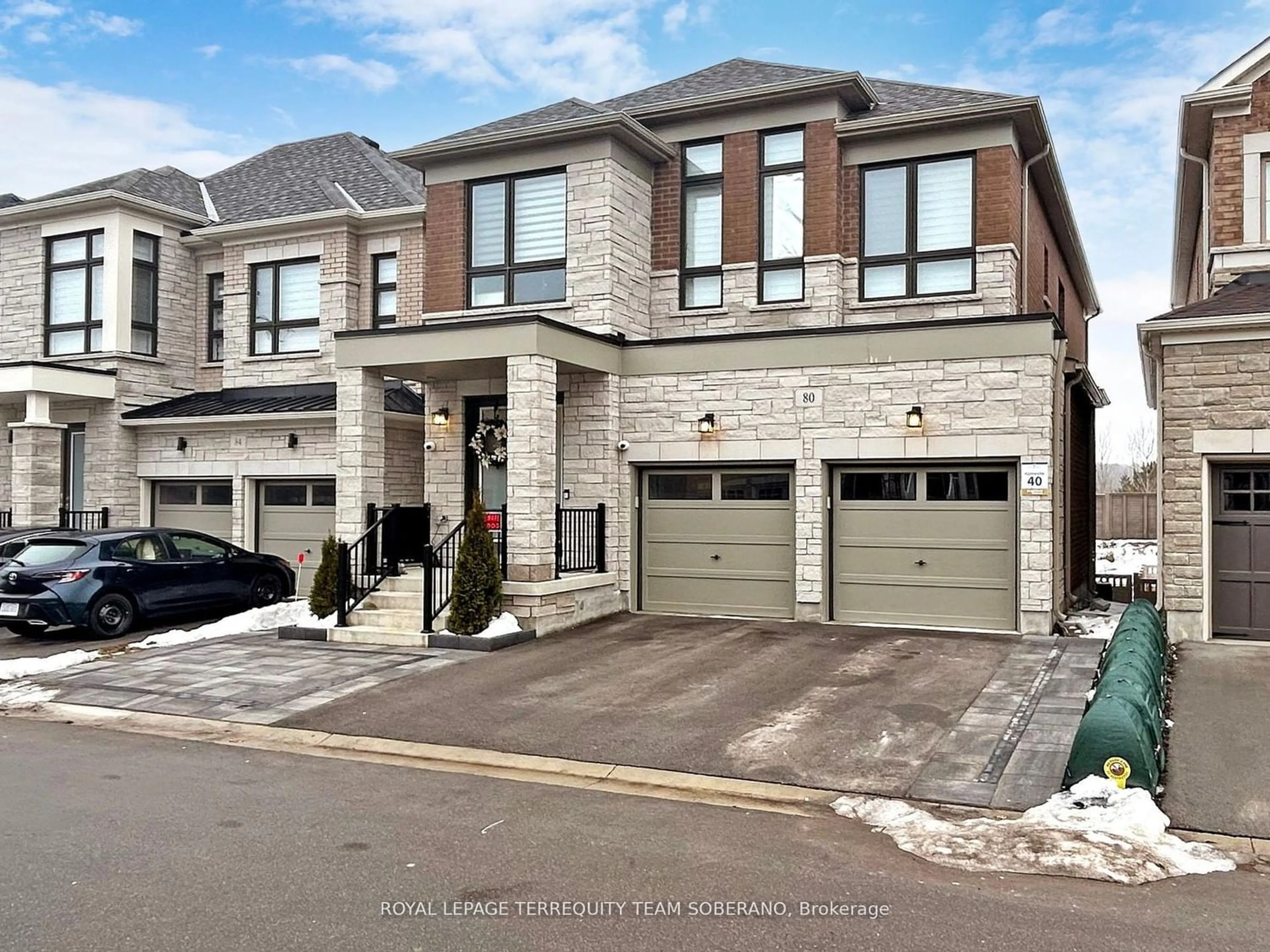 Home with brick exterior material for 80 Pine Hill Cres, Aurora Ontario L4G 3X9