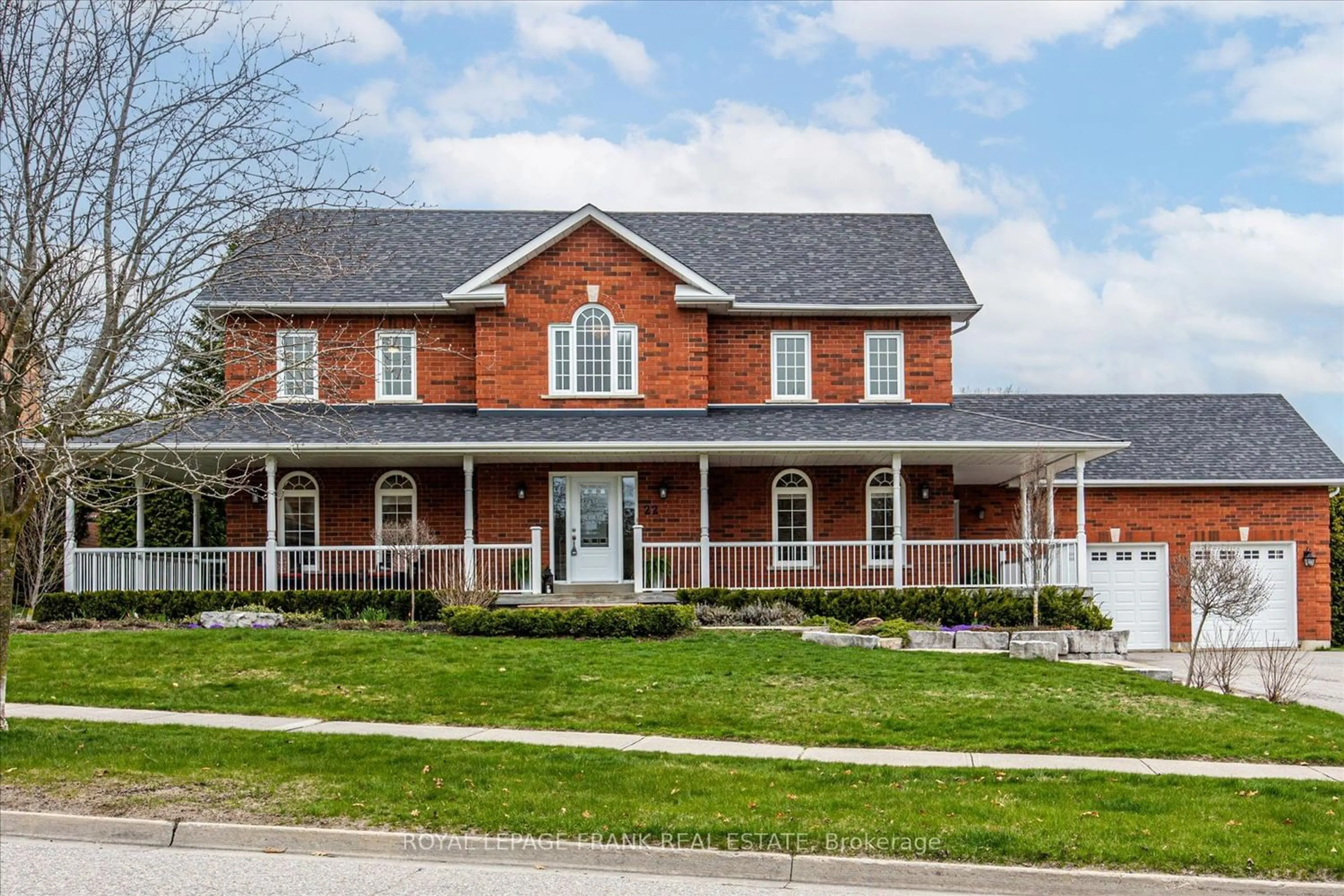 Home with brick exterior material for 22 Campbell Dr, Uxbridge Ontario L9P 1R5
