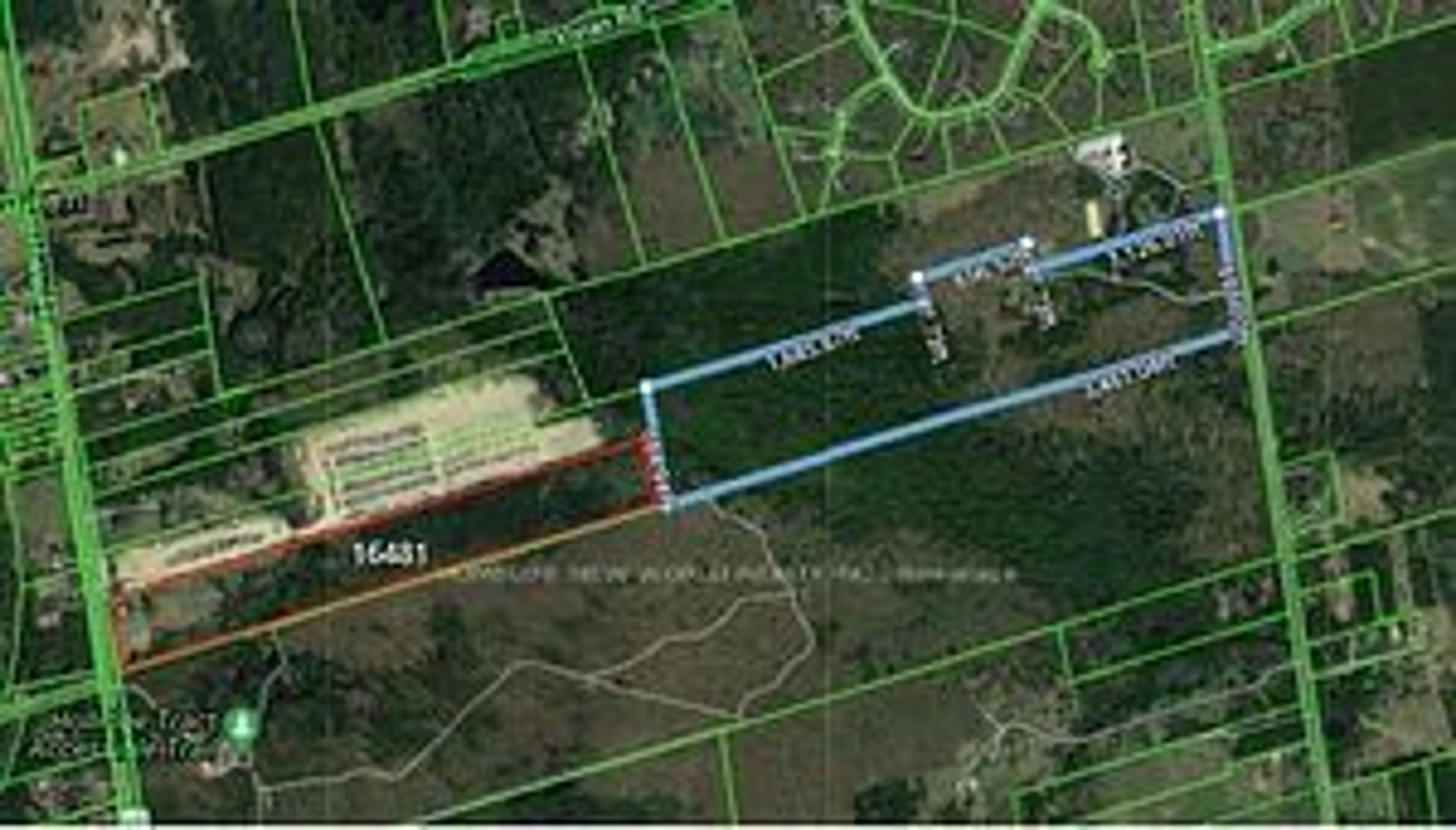 Picture of a map for 16481 Highway 48 Rd, Whitchurch-Stouffville Ontario L4A 3M4