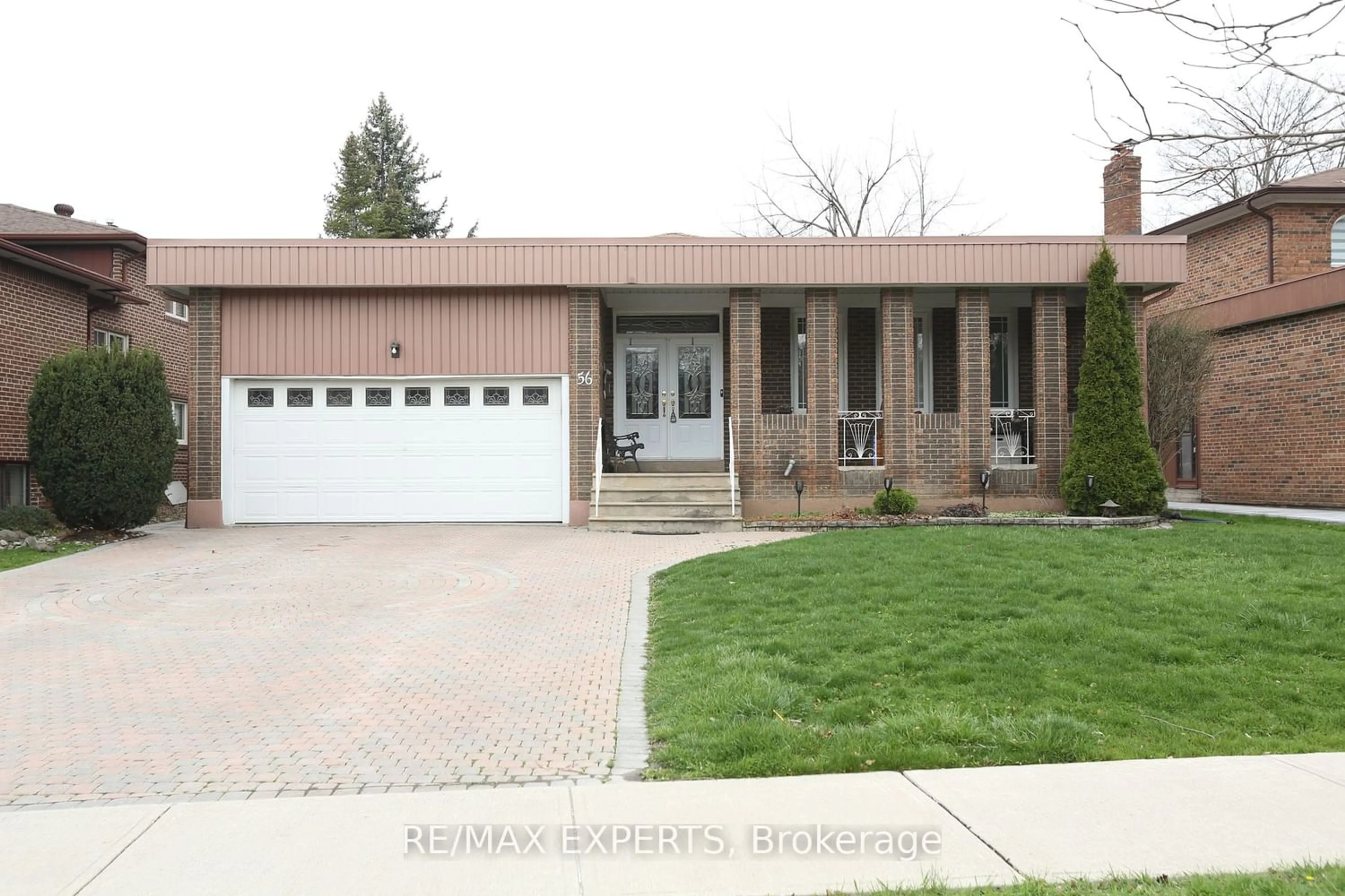 Home with brick exterior material for 56 Francis St, Vaughan Ontario L4L 1P6