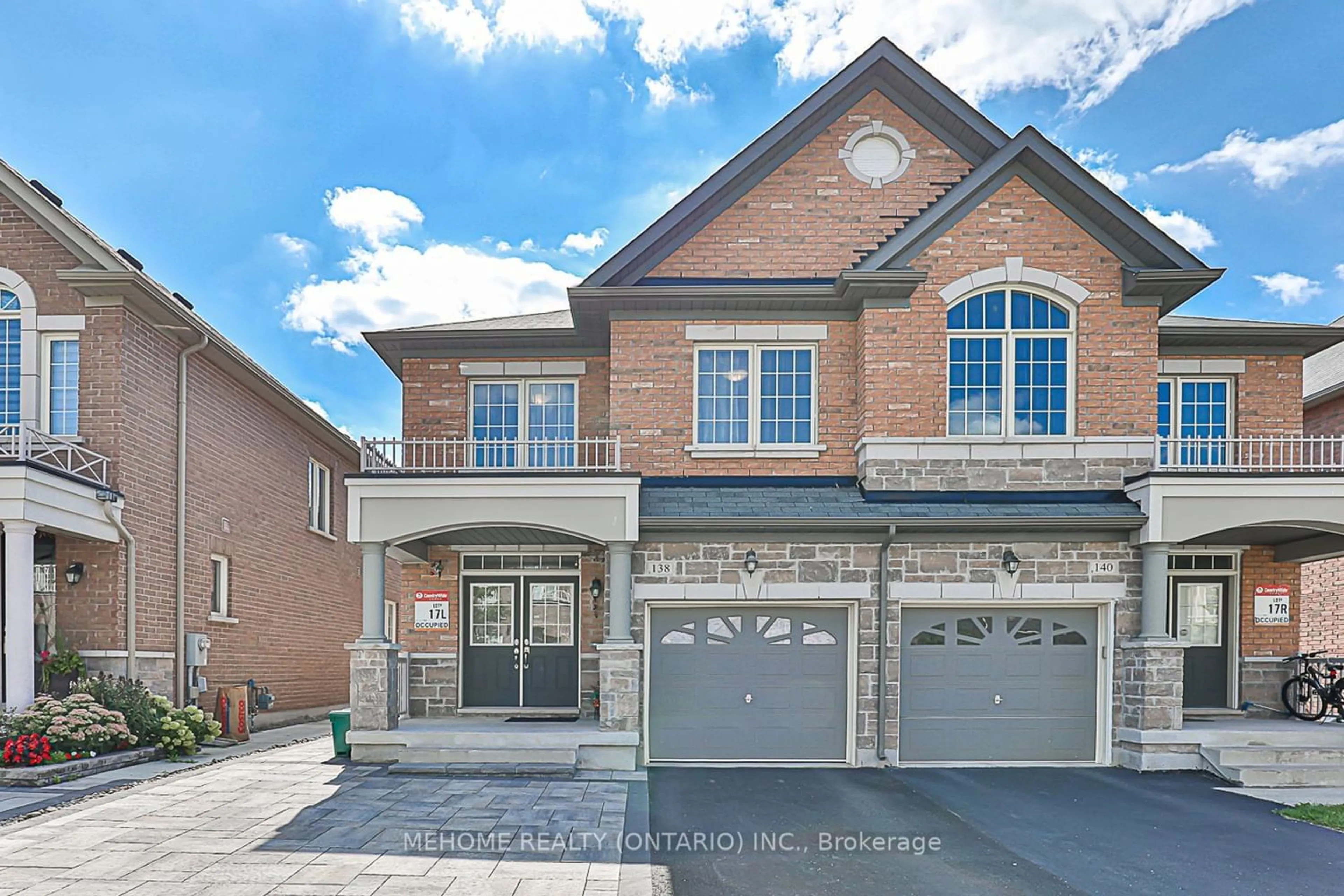 Home with brick exterior material for 138 Memon Pl, Markham Ontario L6E 0R9