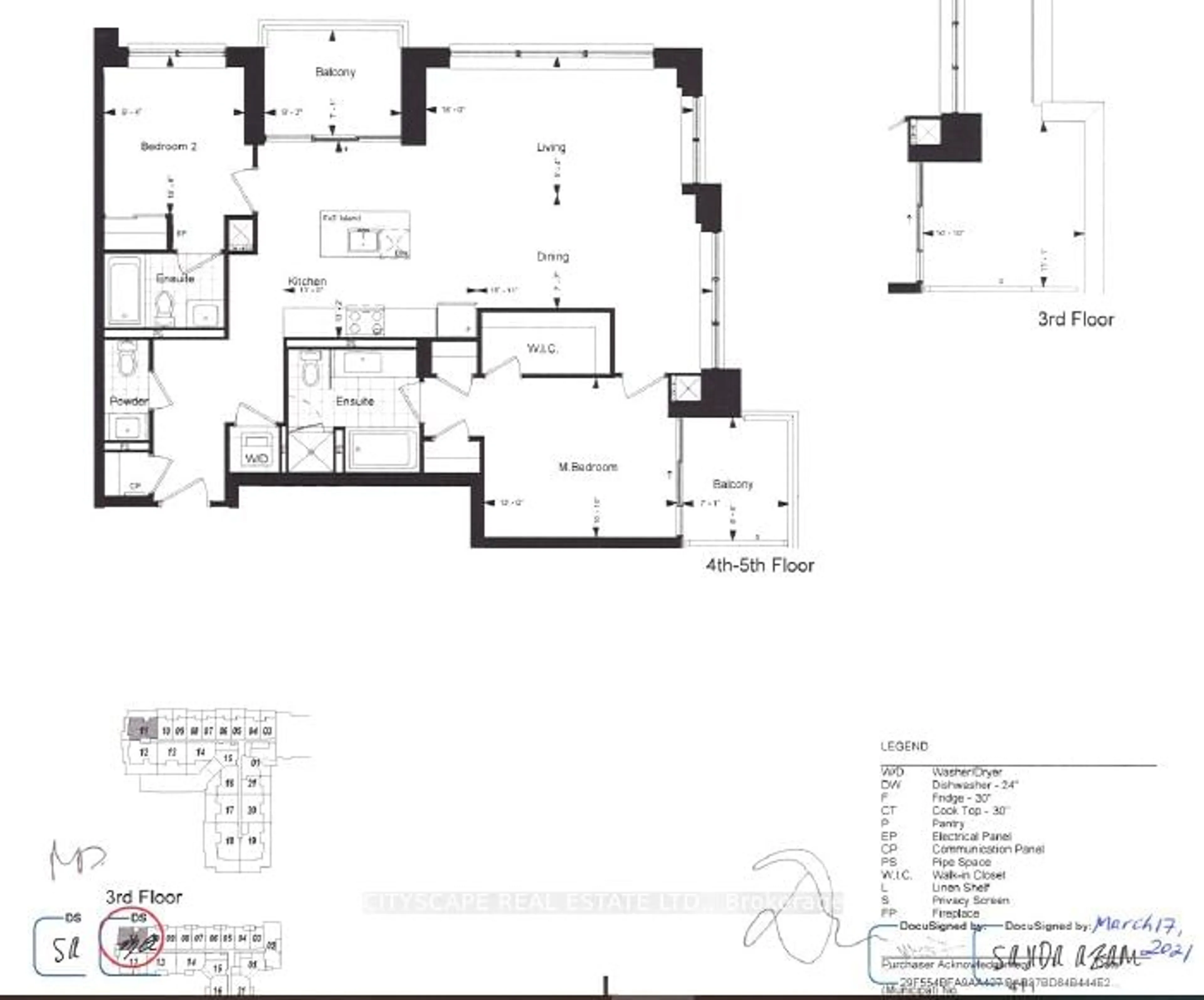 Floor plan for 11782 Ninth Line #411, Whitchurch-Stouffville Ontario L4A 8B4