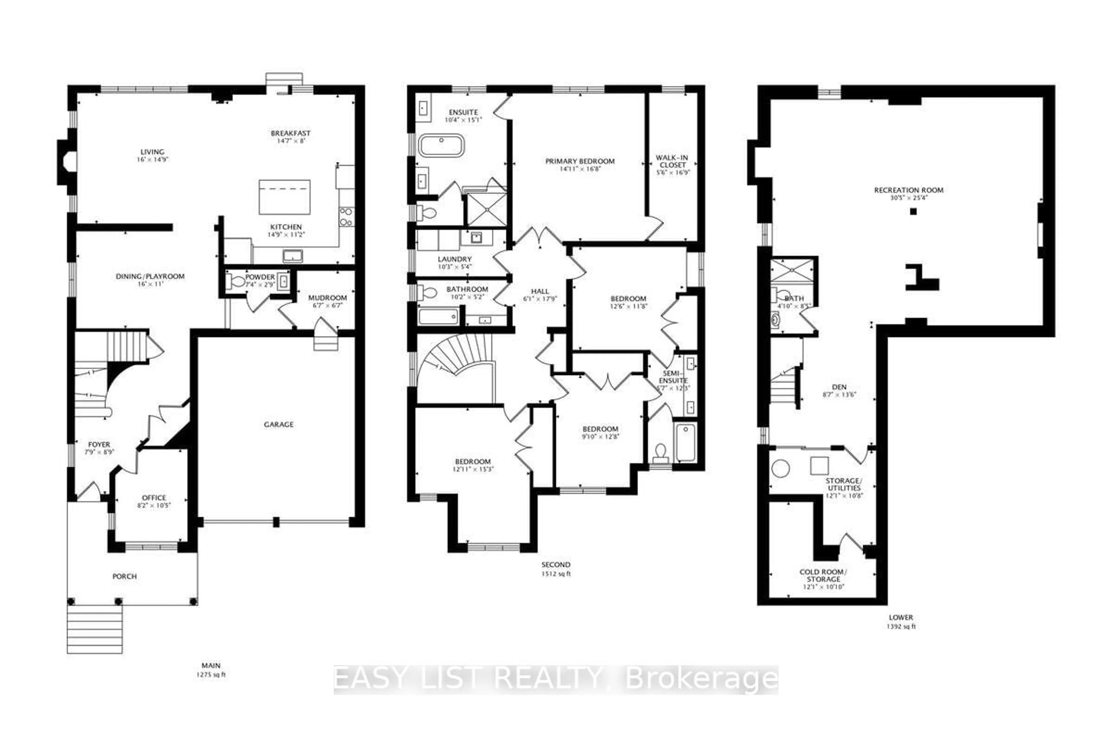 Floor plan for 9 Snap Dragon Tr, East Gwillimbury Ontario L9N 0S9