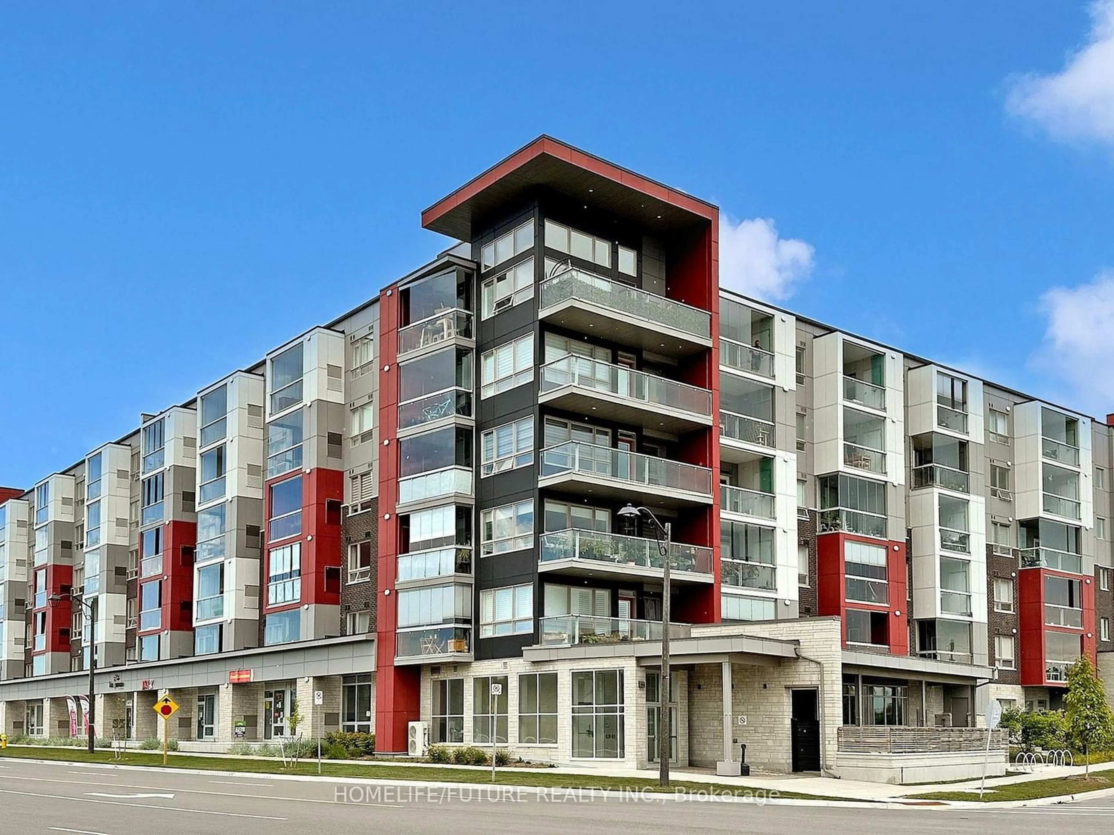 A pic from exterior of the house or condo for 2 Adam Sellers St #317, Markham Ontario L6B 1P2