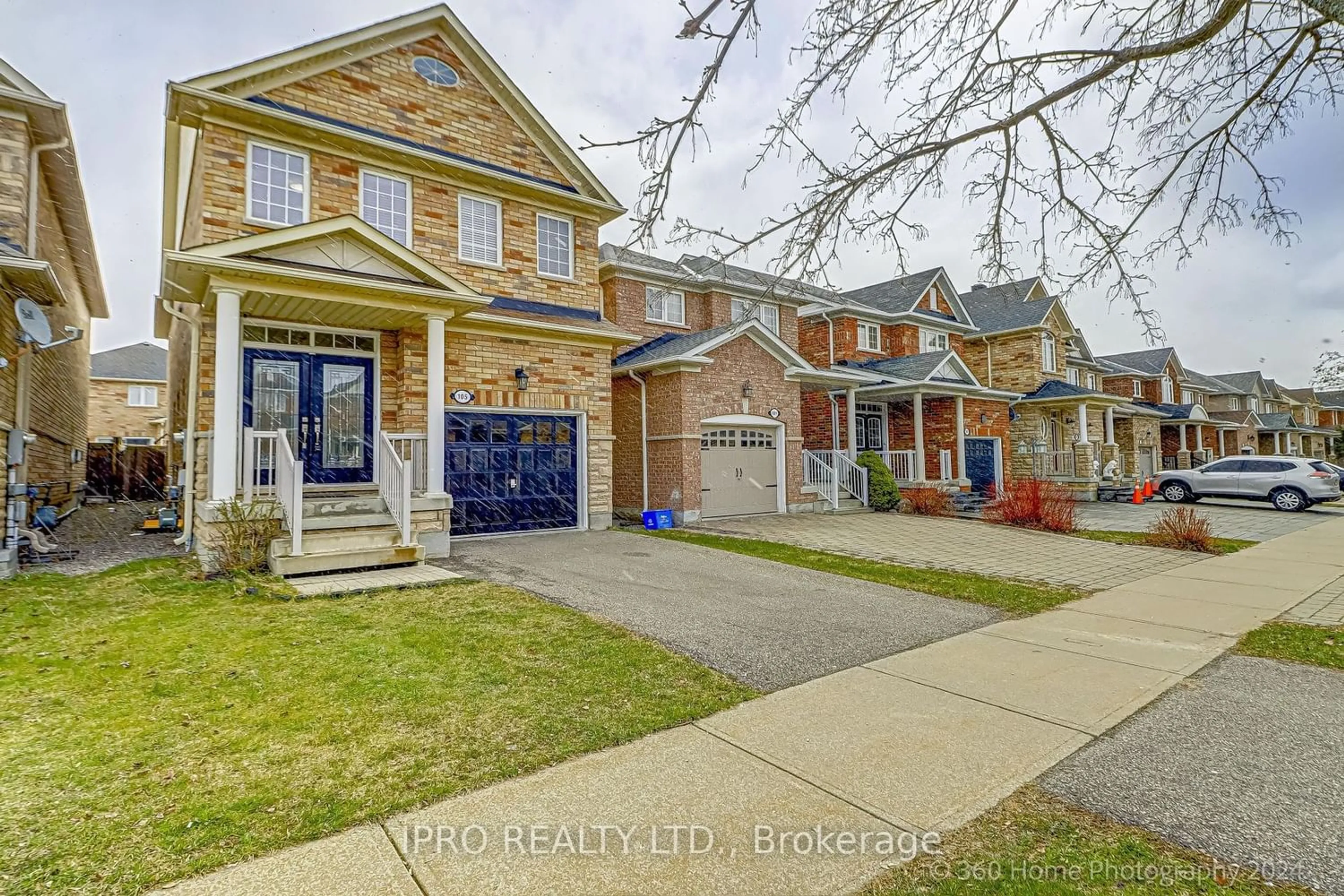 Home with brick exterior material for 105 Boticelli Way, Vaughan Ontario L4H 0E5