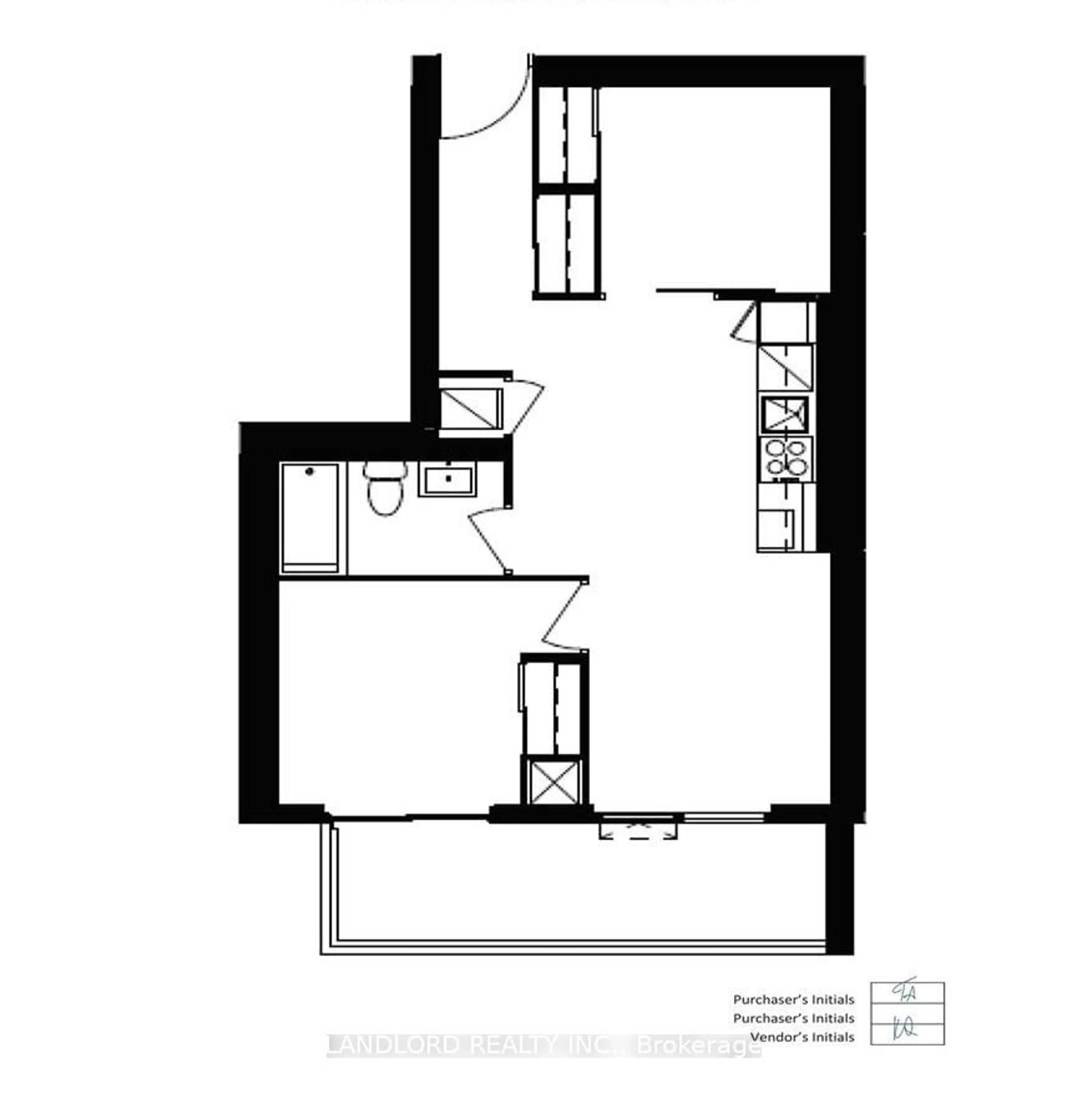 Floor plan for 950 Portage Pkwy #609, Vaughan Ontario L4K 0J7