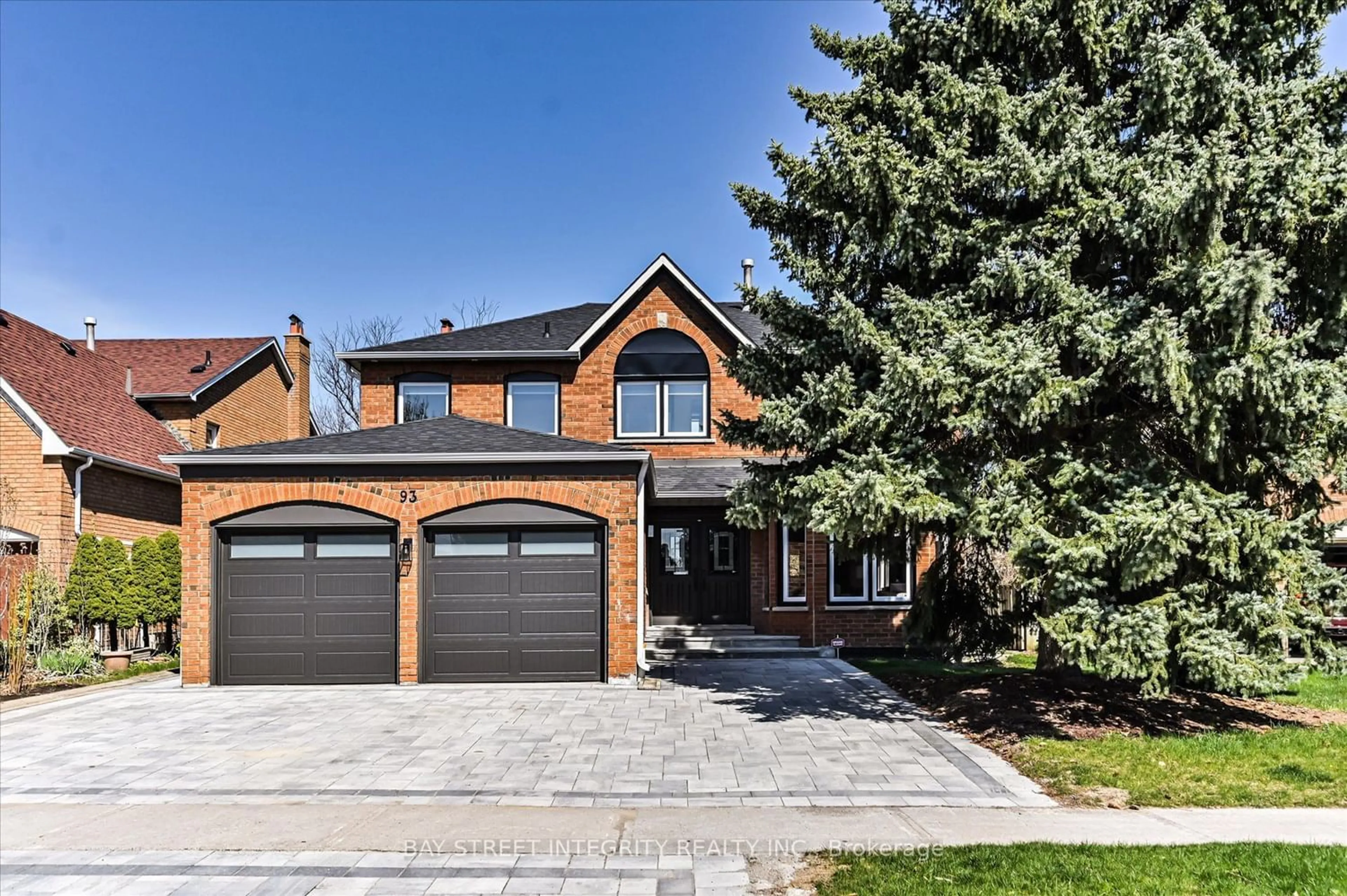 Home with brick exterior material for 93 Buchanan Dr, Markham Ontario L3R 4C4