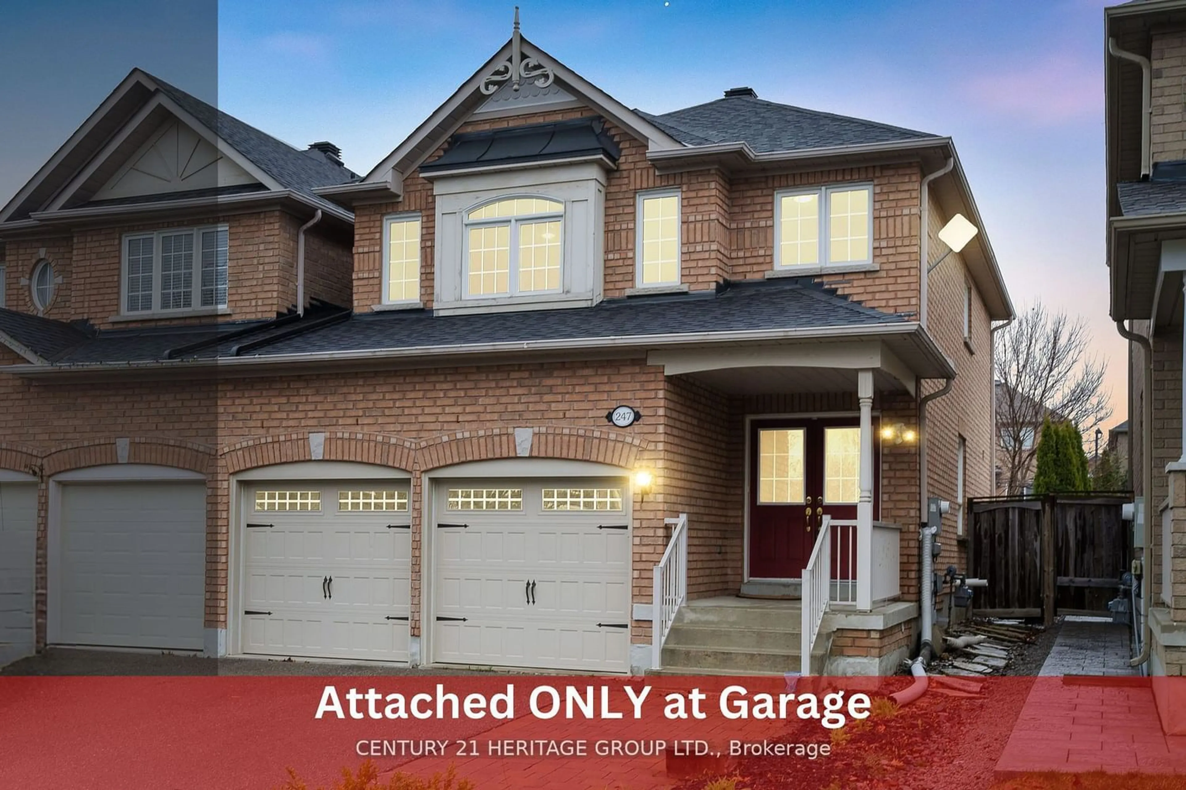 Home with brick exterior material for 247 Conover Ave, Aurora Ontario L4G 7W8