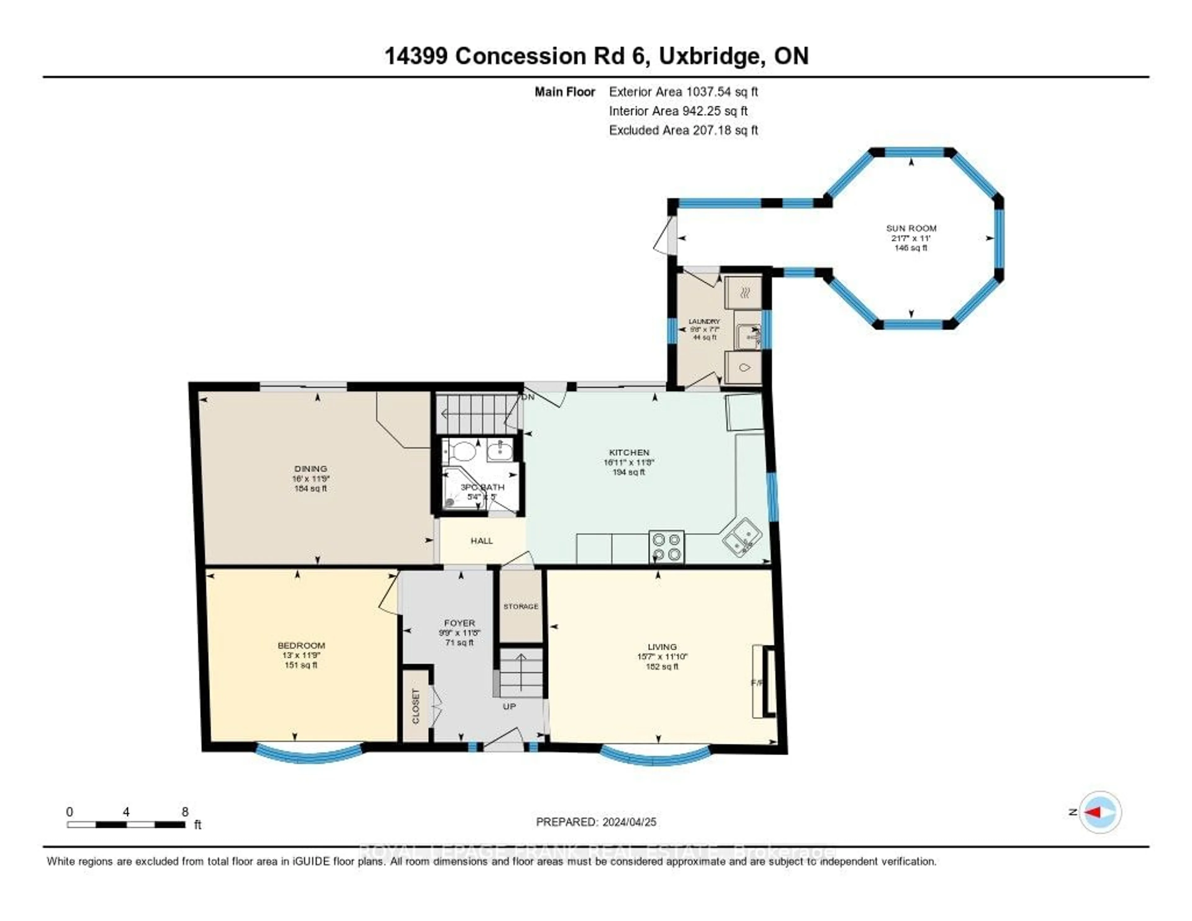 Floor plan for 14399 6th Concession, Uxbridge Ontario L9P 1R2