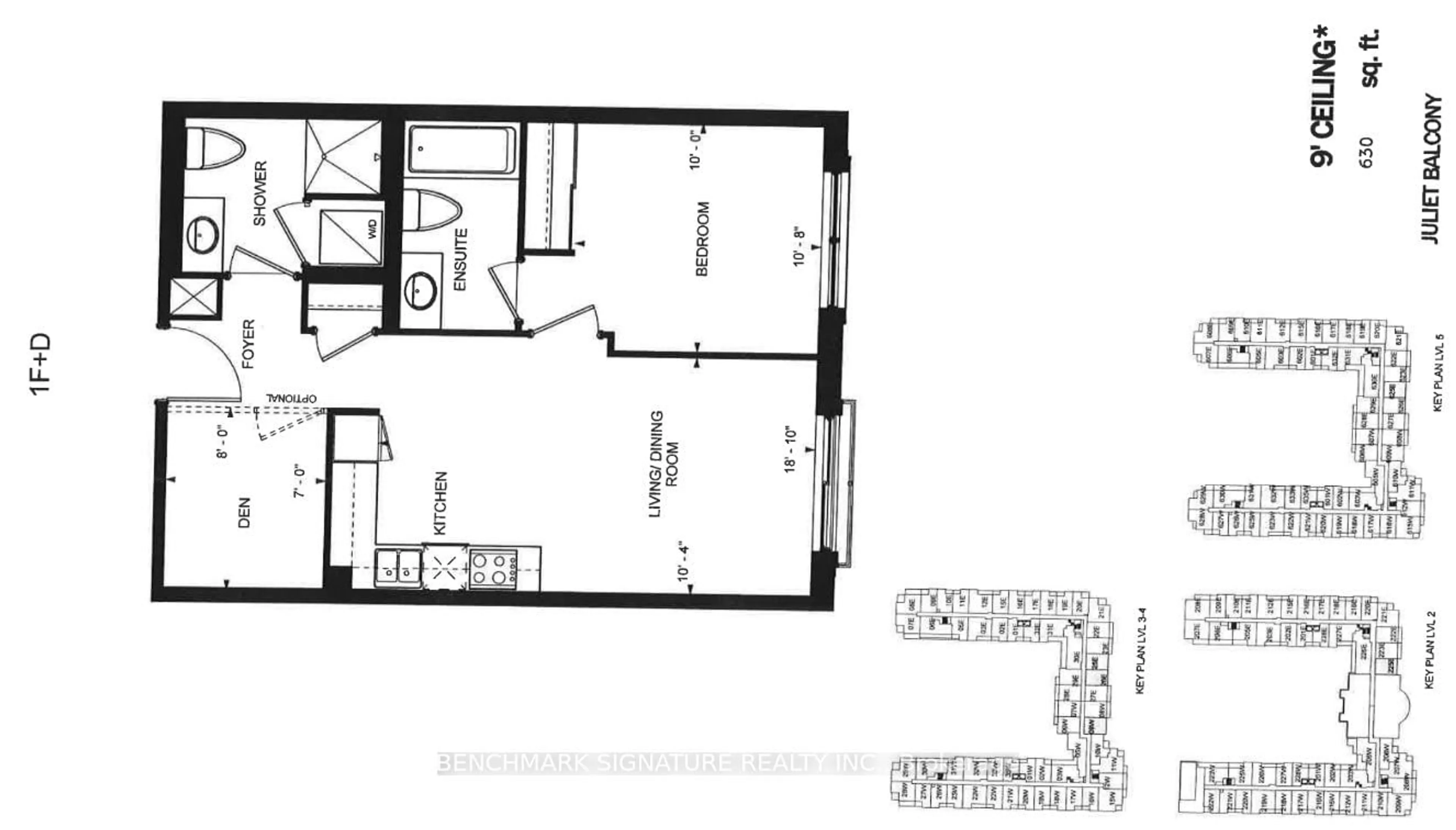 Floor plan for 278 Buchanan Dr #525E, Markham Ontario L3R 9S3