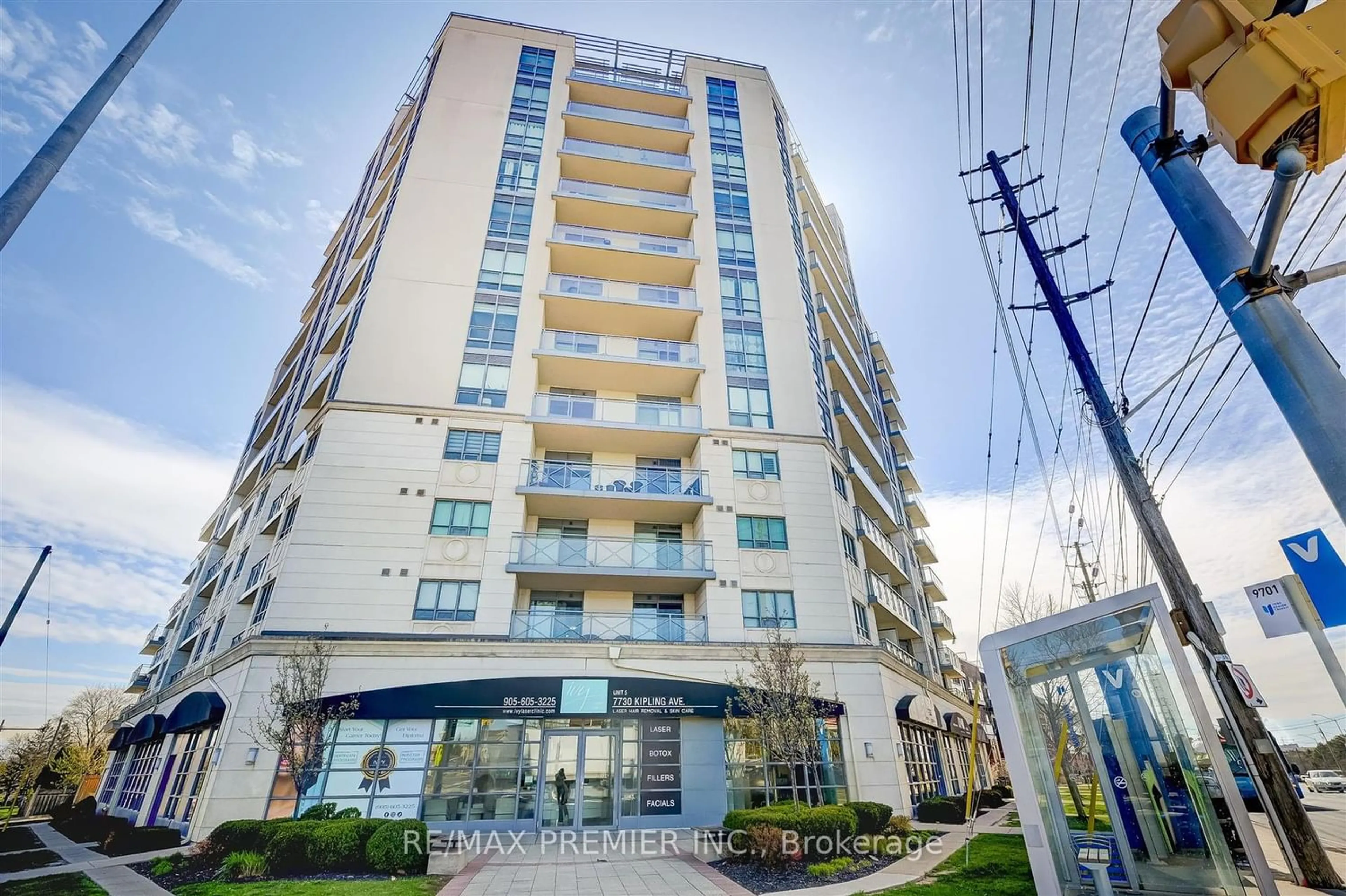 A pic from exterior of the house or condo for 7730 Kipling Ave #1205, Vaughan Ontario L4L 1Y9