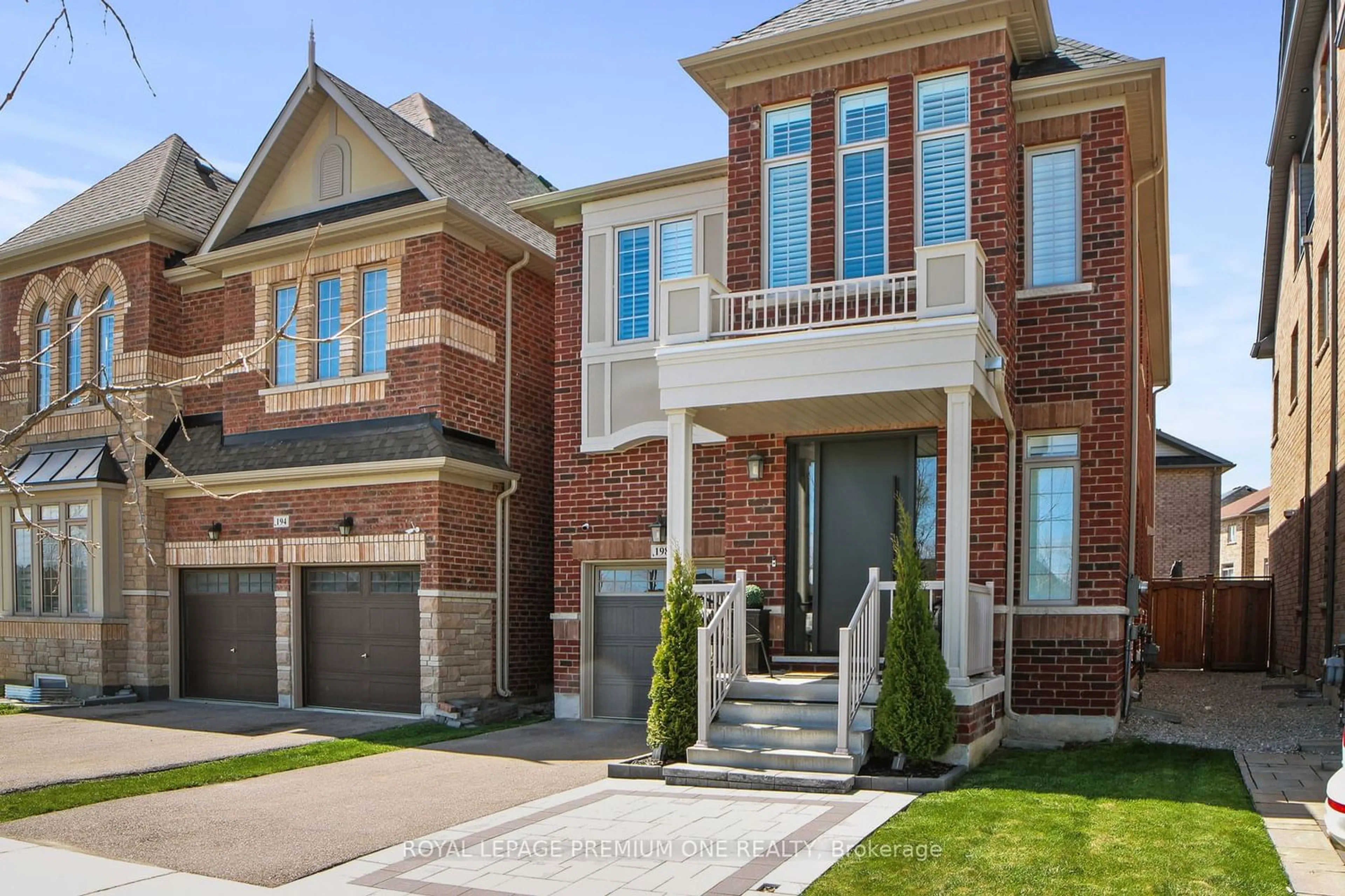 Home with brick exterior material for 198 Mactier Dr, Vaughan Ontario L4H 4L5