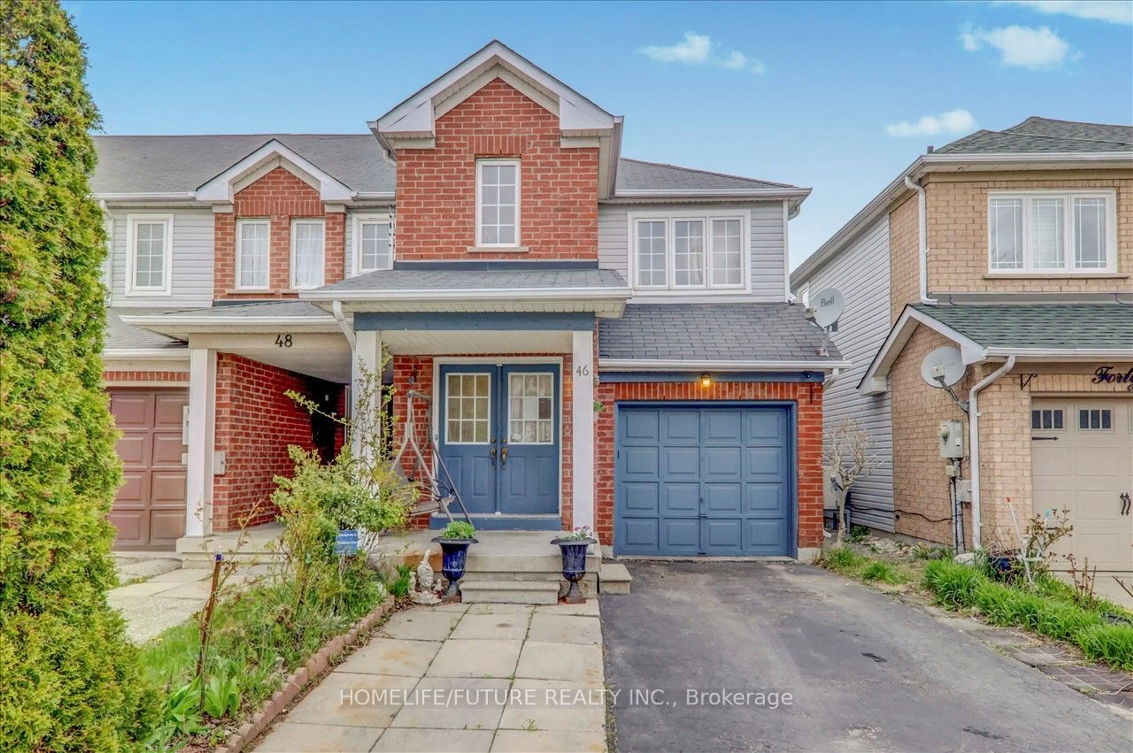 Home with brick exterior material for 46 Billingsley Cres, Markham Ontario L3S 4P1