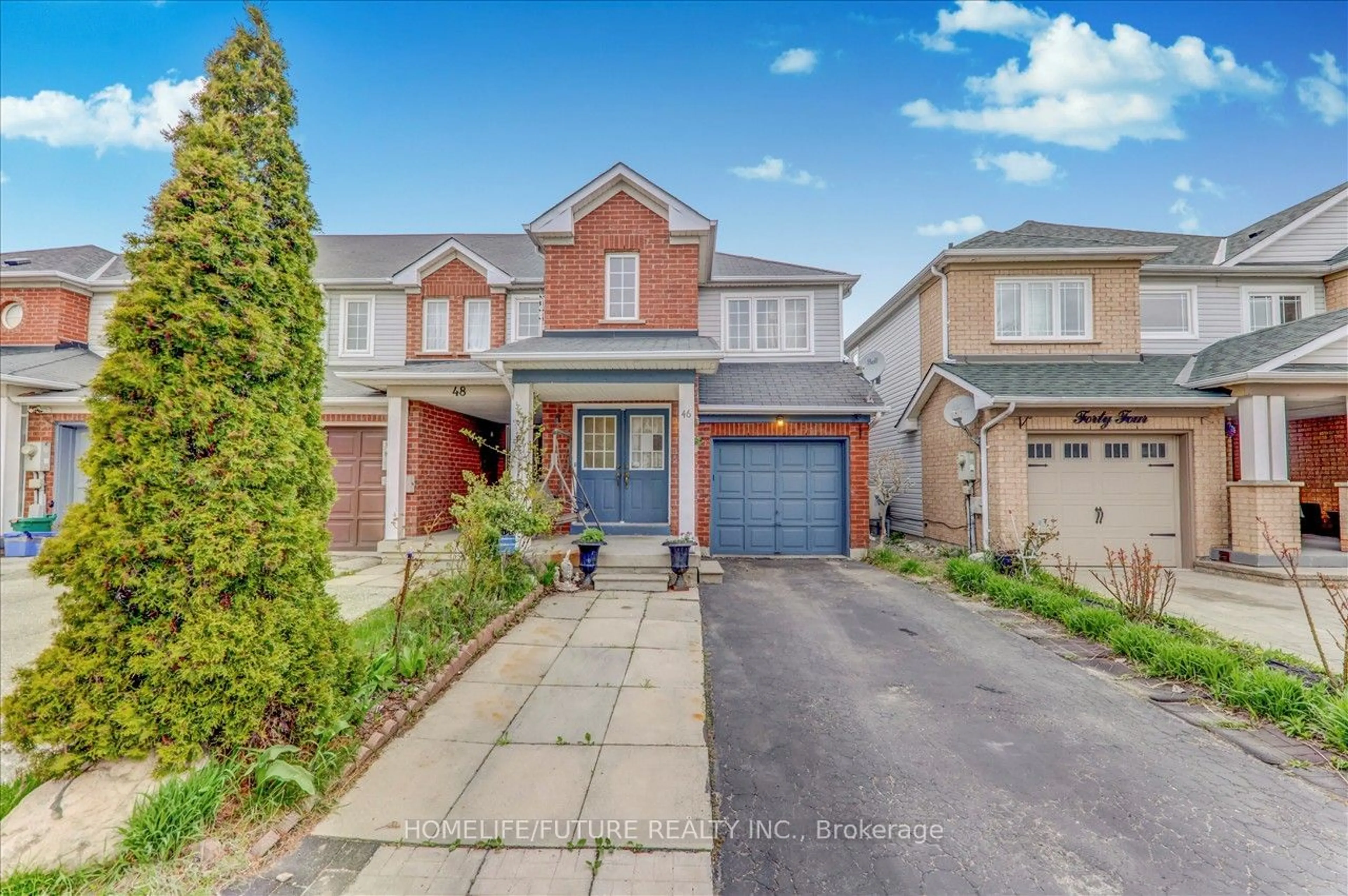 Home with brick exterior material for 46 Billingsley Cres, Markham Ontario L3S 4P1