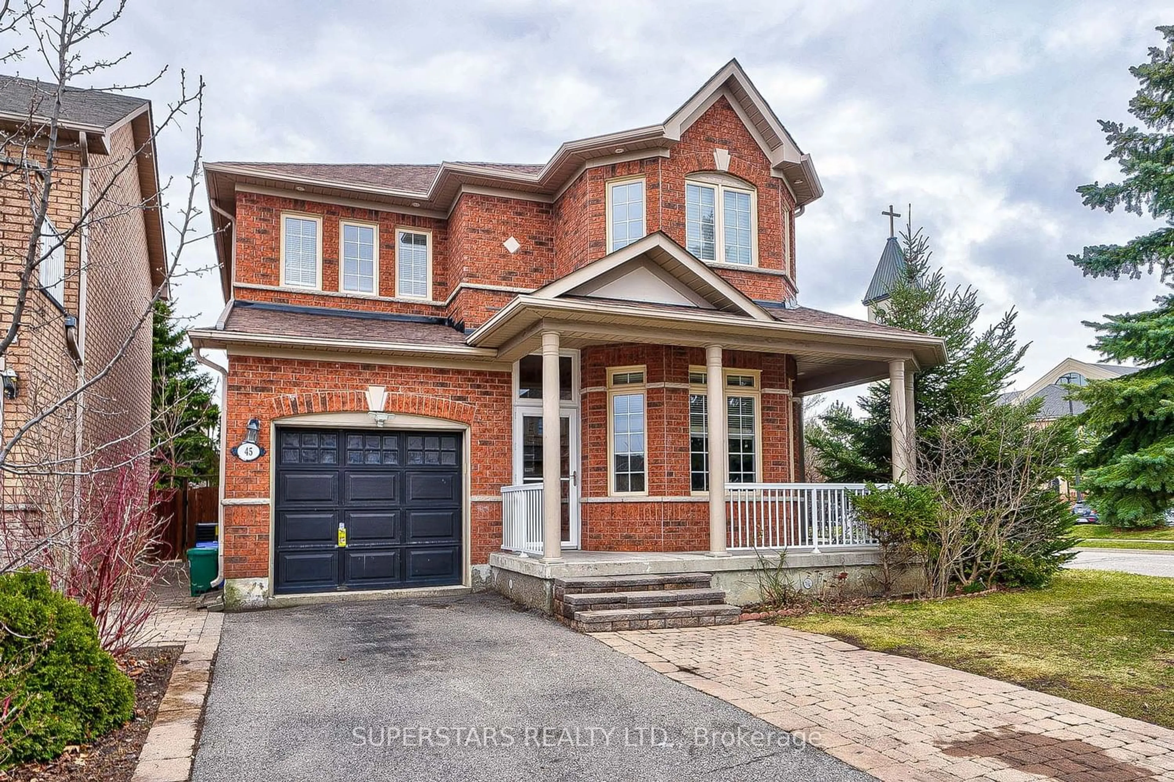 Home with brick exterior material for 45 Saint Damian Ave, Vaughan Ontario L4H 2L6