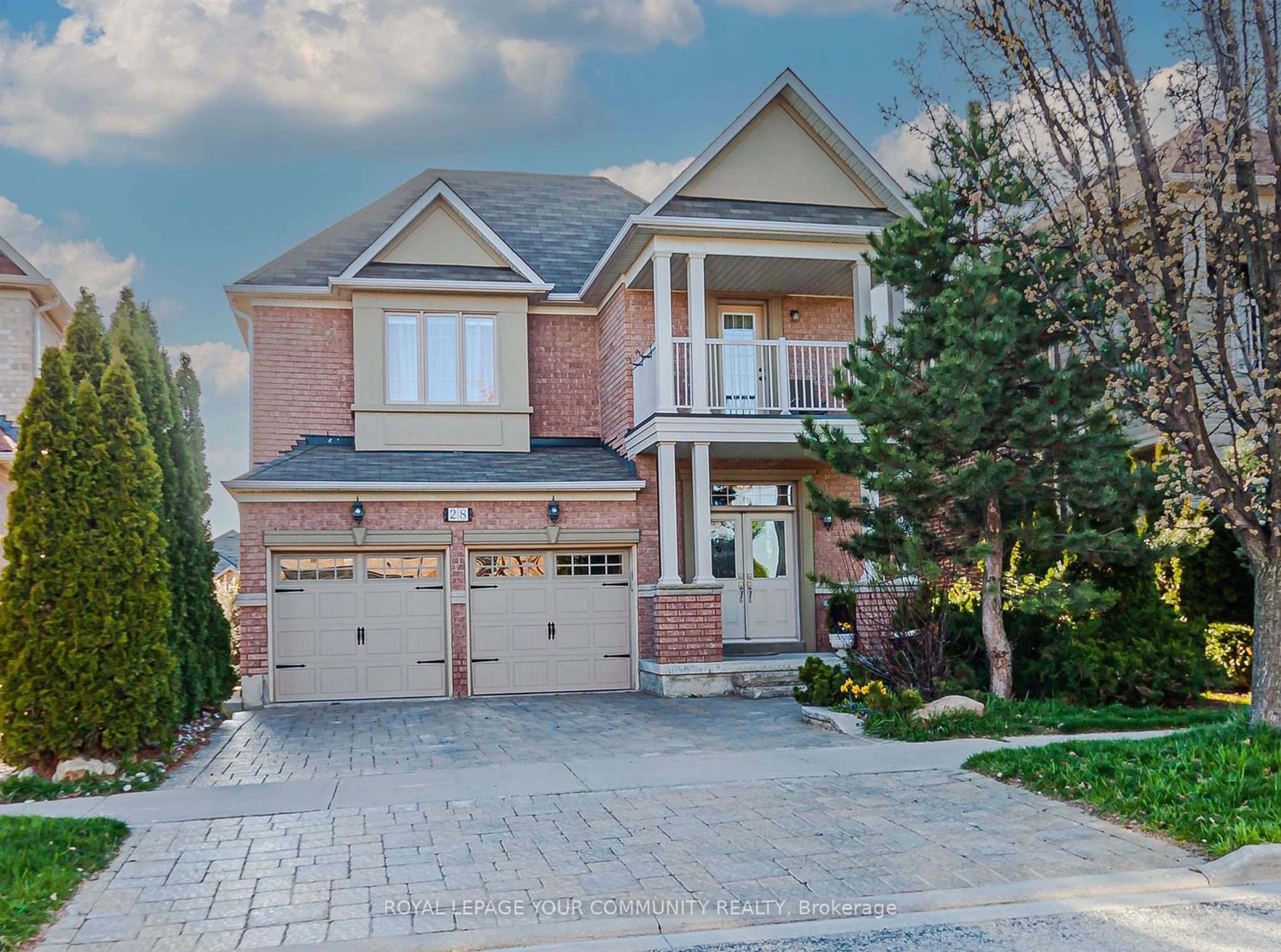 Home with brick exterior material for 28 Ferretti St, Vaughan Ontario L6A 0H6