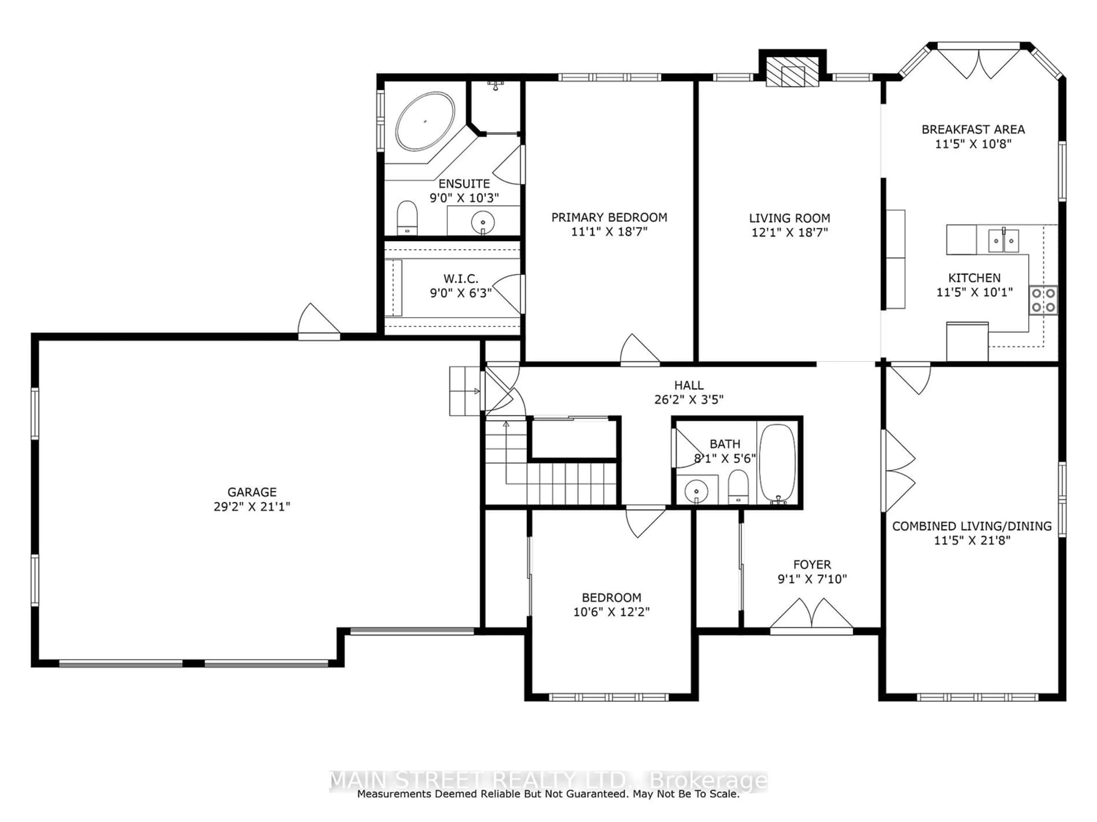 Floor plan for 67 Whisper Lane, Vaughan Ontario L4H 3N5