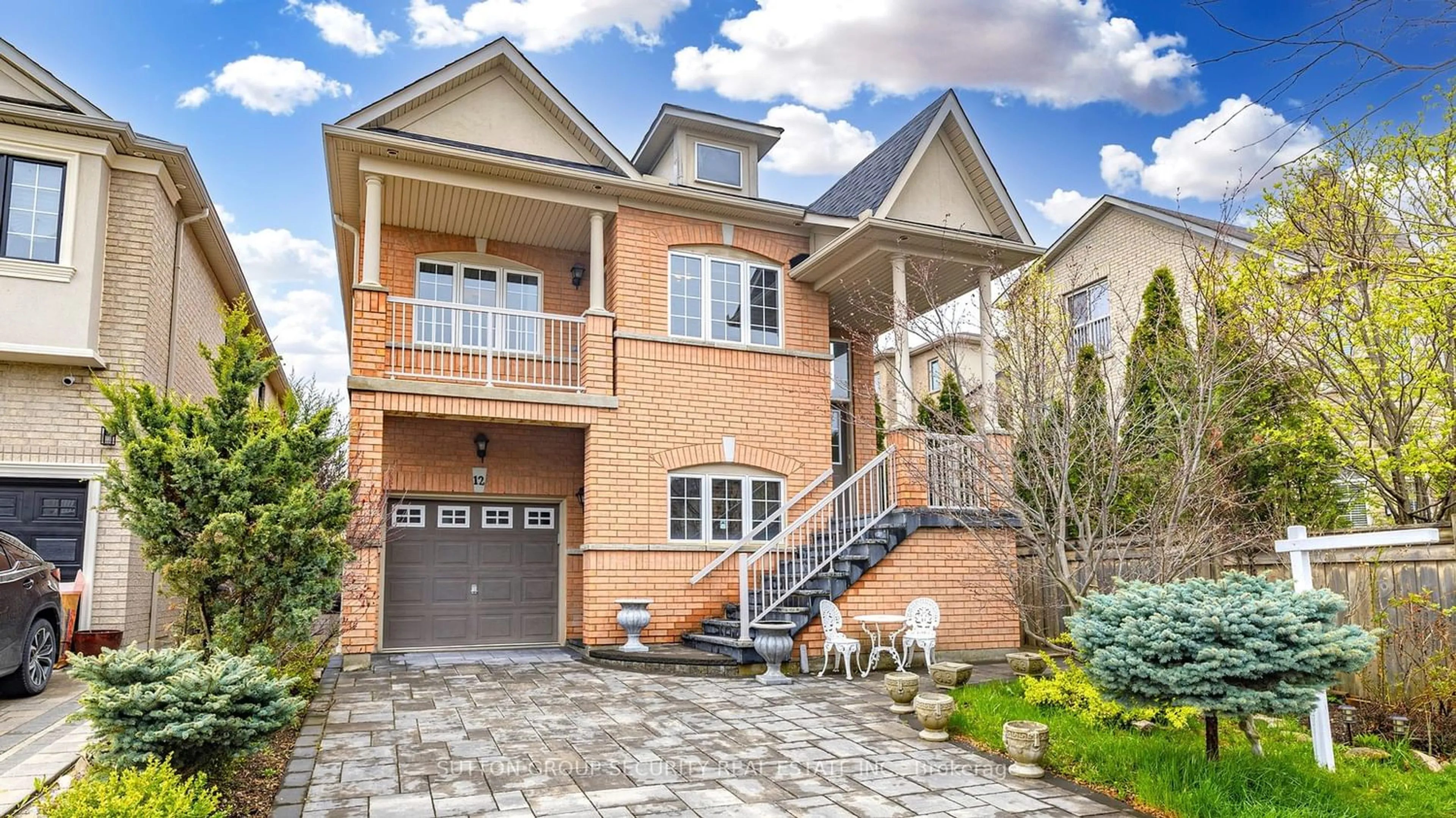 Home with brick exterior material for 12 Maple Forest Dr, Vaughan Ontario L6A 0B7