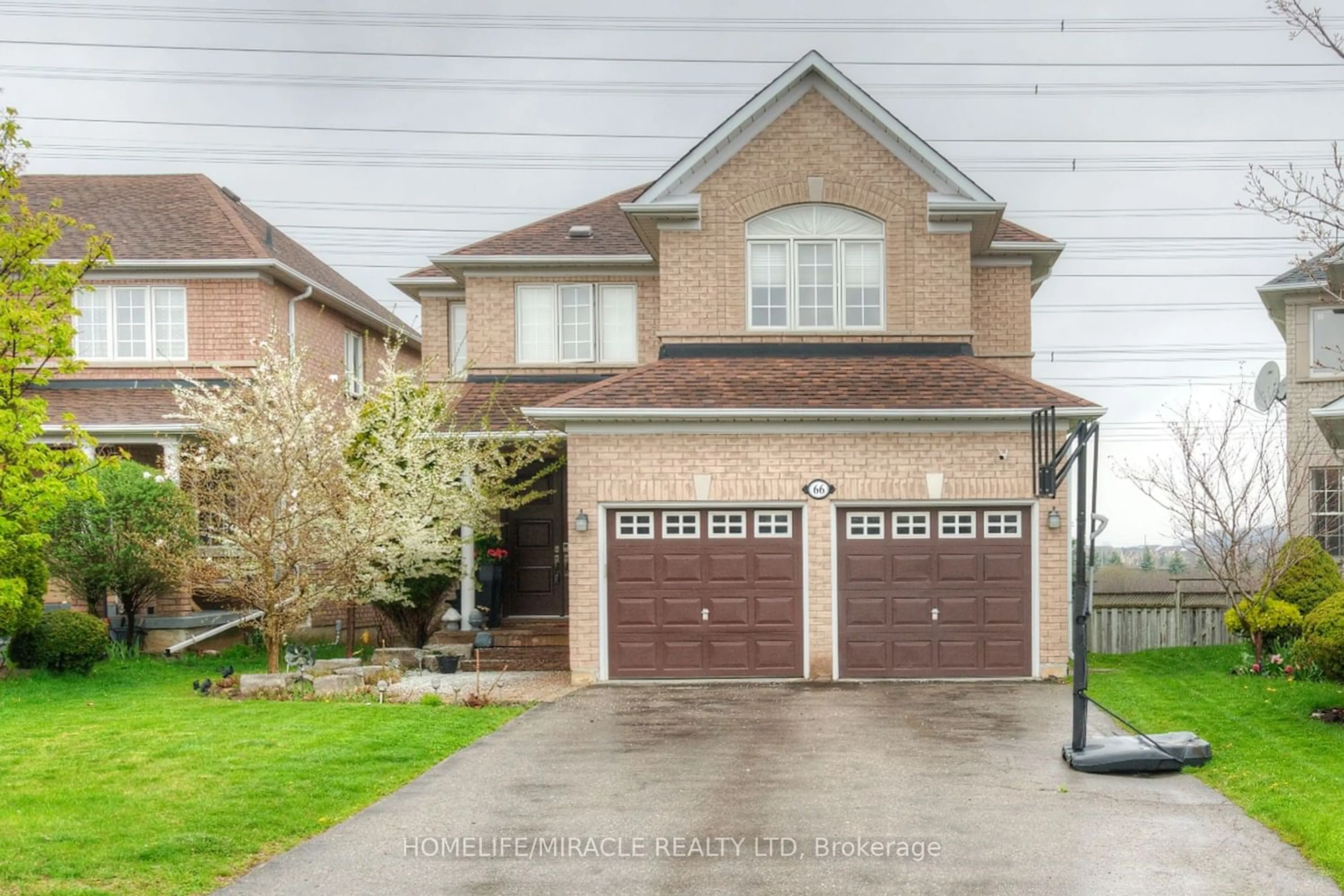 Home with brick exterior material for 66 Pico Cres, Vaughan Ontario L4J 8P3