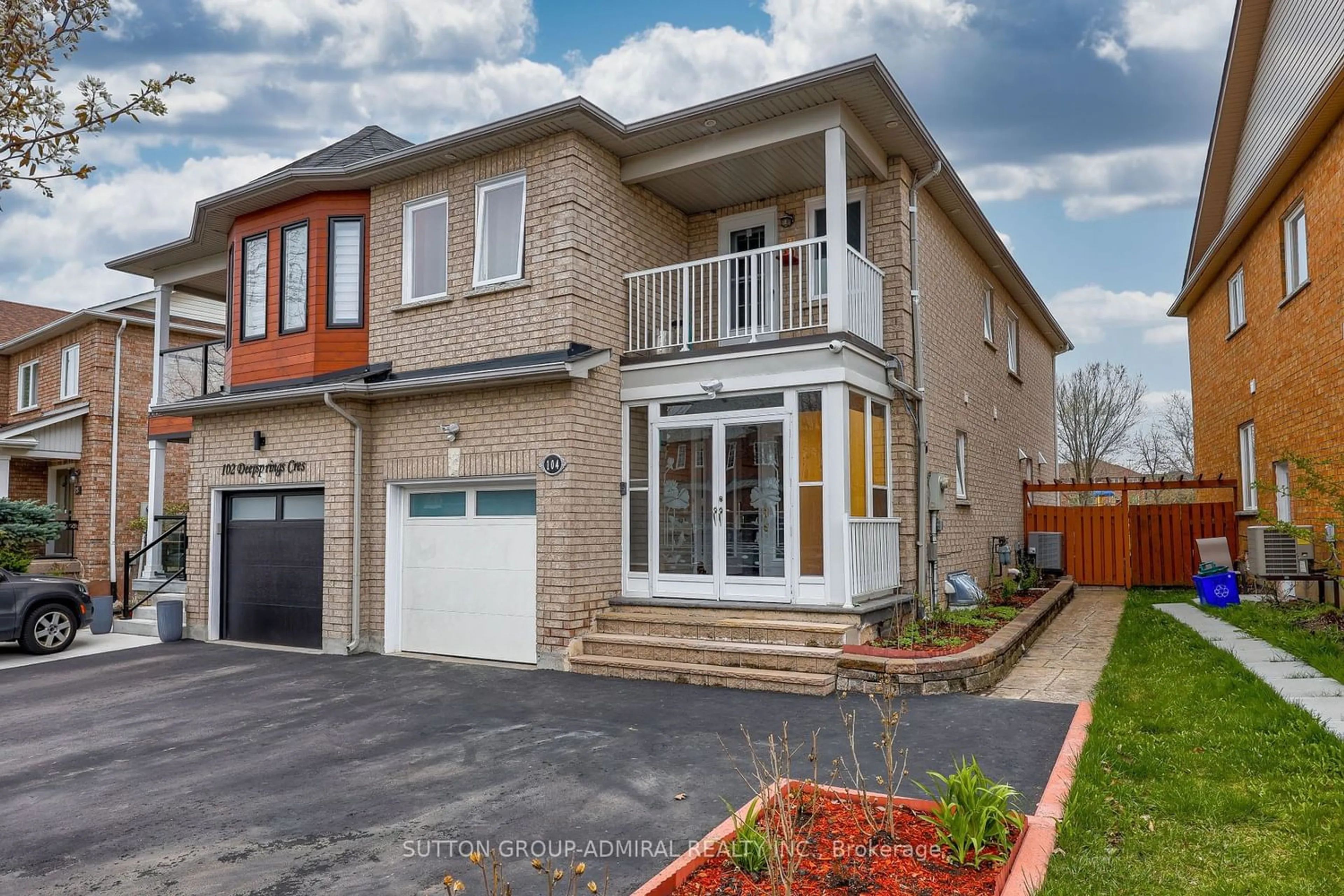 Home with brick exterior material for 104 Deepspring Cres, Vaughan Ontario L6A 3L8
