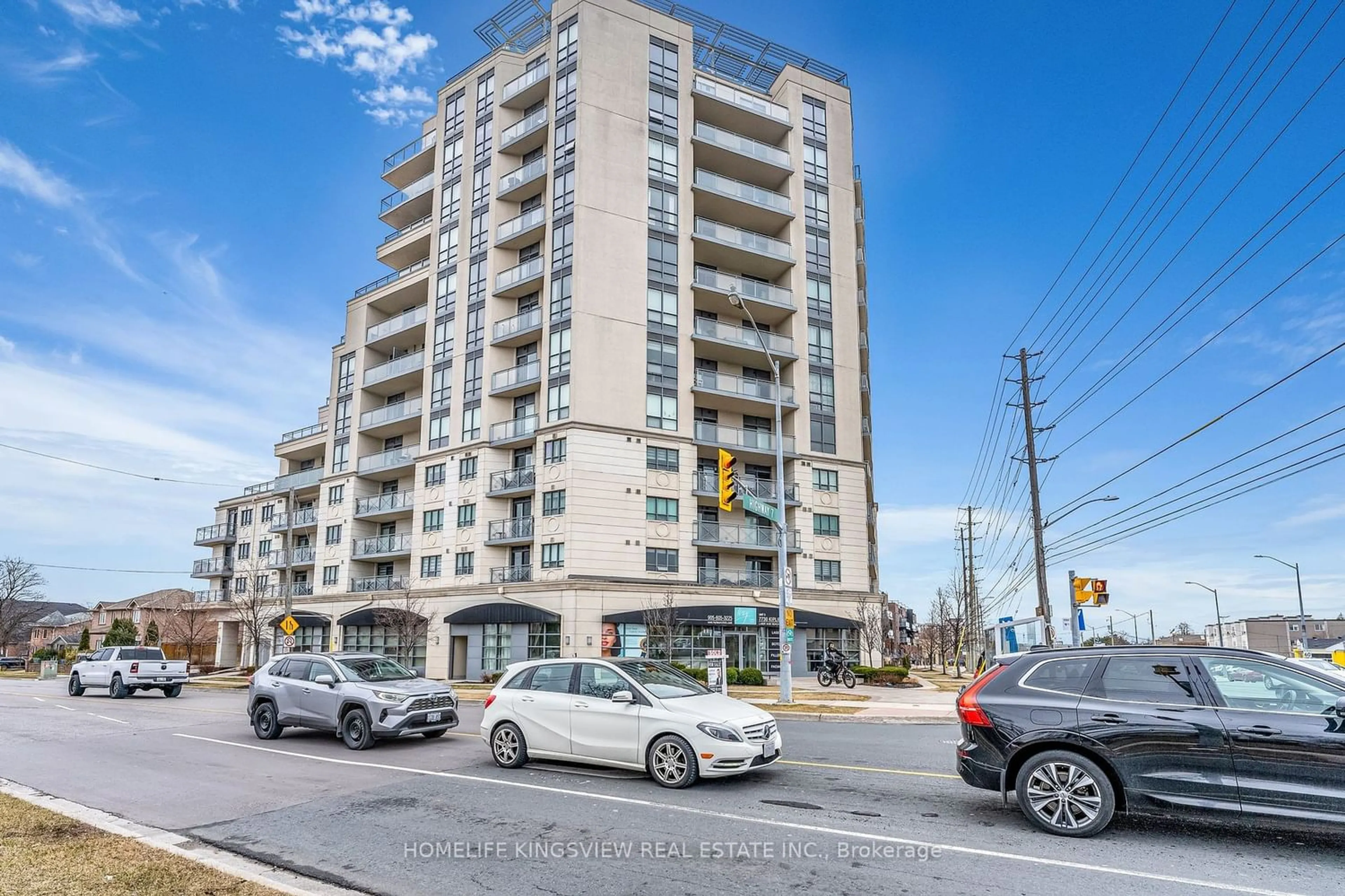 A pic from exterior of the house or condo for 7730 Kipling Ave #206, Vaughan Ontario L4L 1Y7