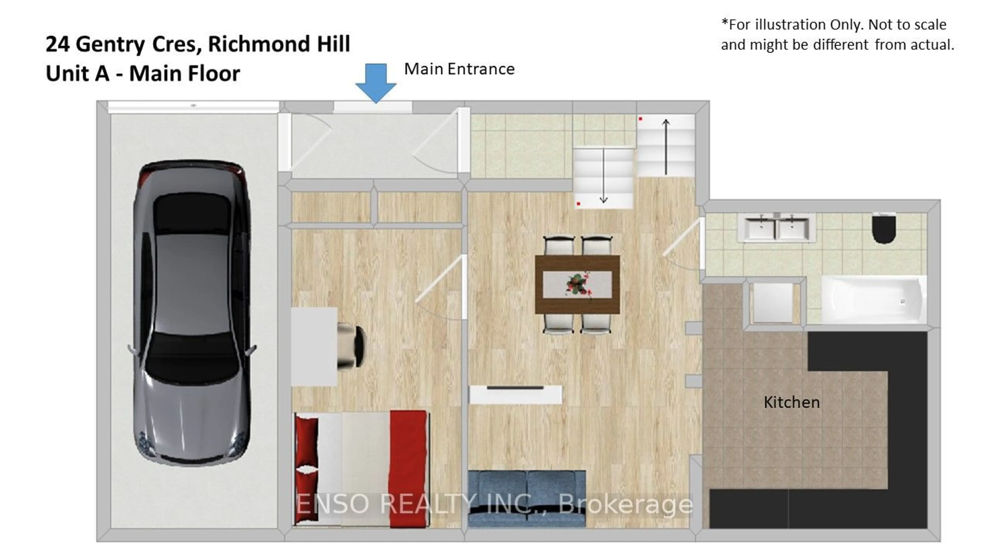 Floor plan for 24 Gentry Cres, Richmond Hill Ontario L4C 2G9
