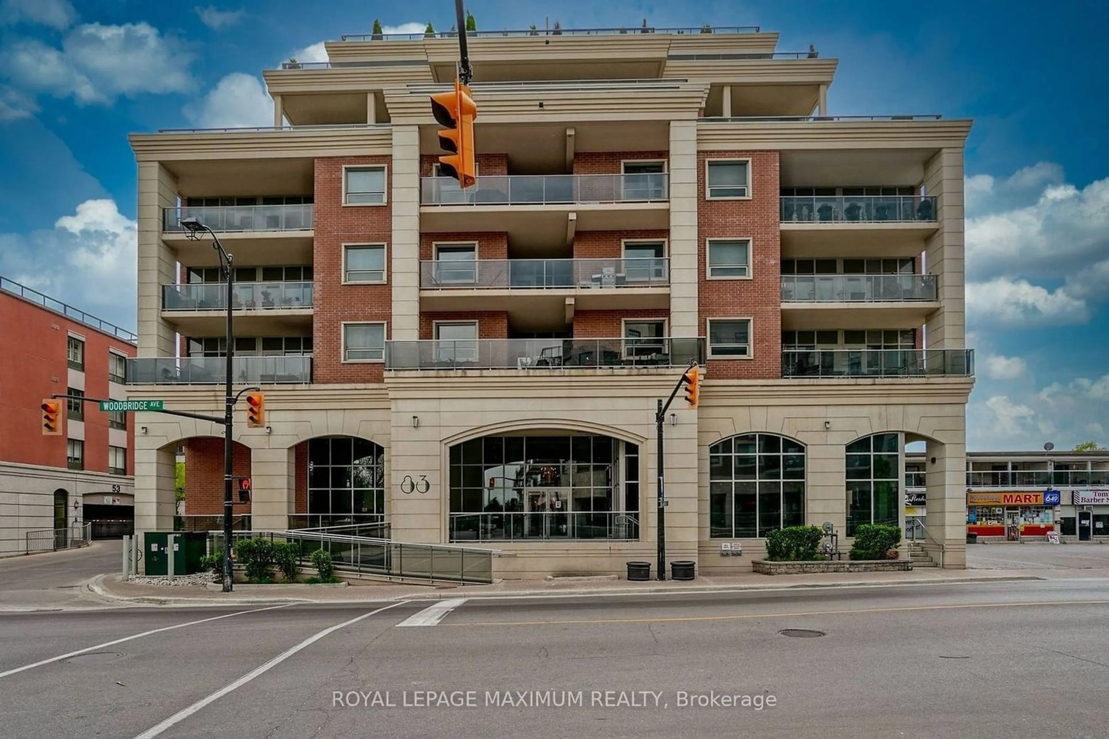 A pic from exterior of the house or condo for 83 Woodbridge Ave #419, Vaughan Ontario L4L 1W3