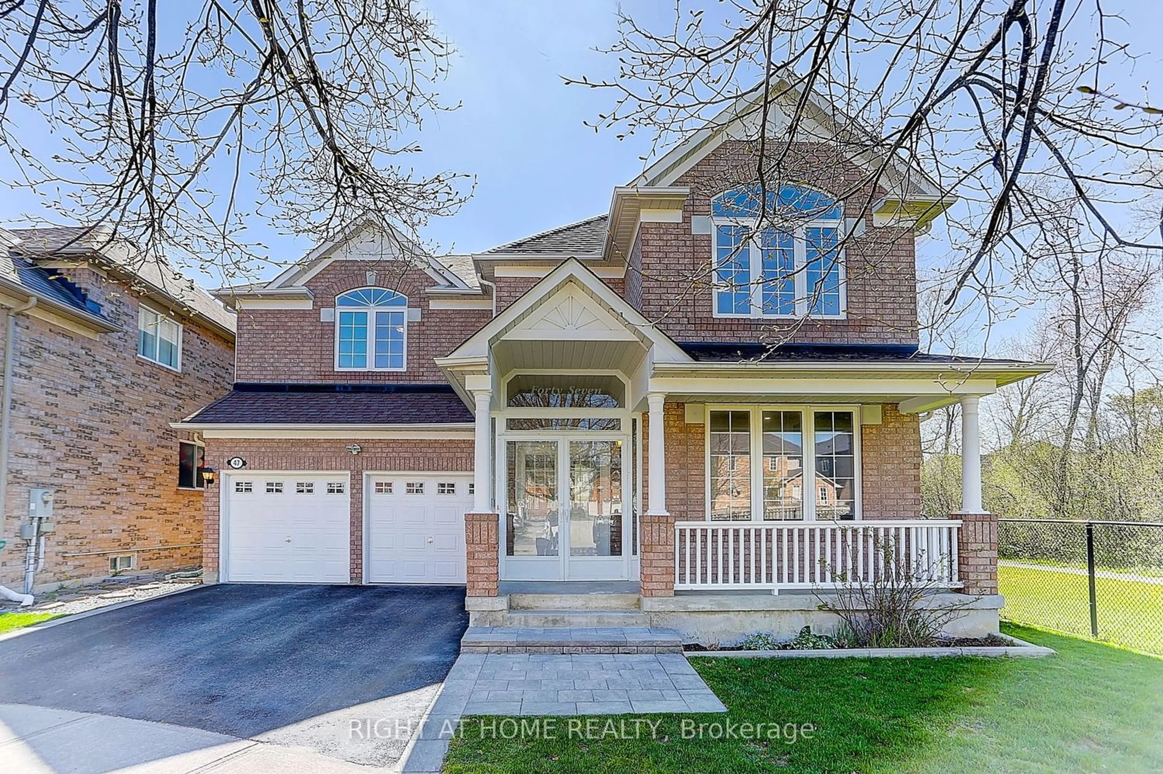 Home with brick exterior material for 47 Wiltshire Dr, Markham Ontario L6C 2N2