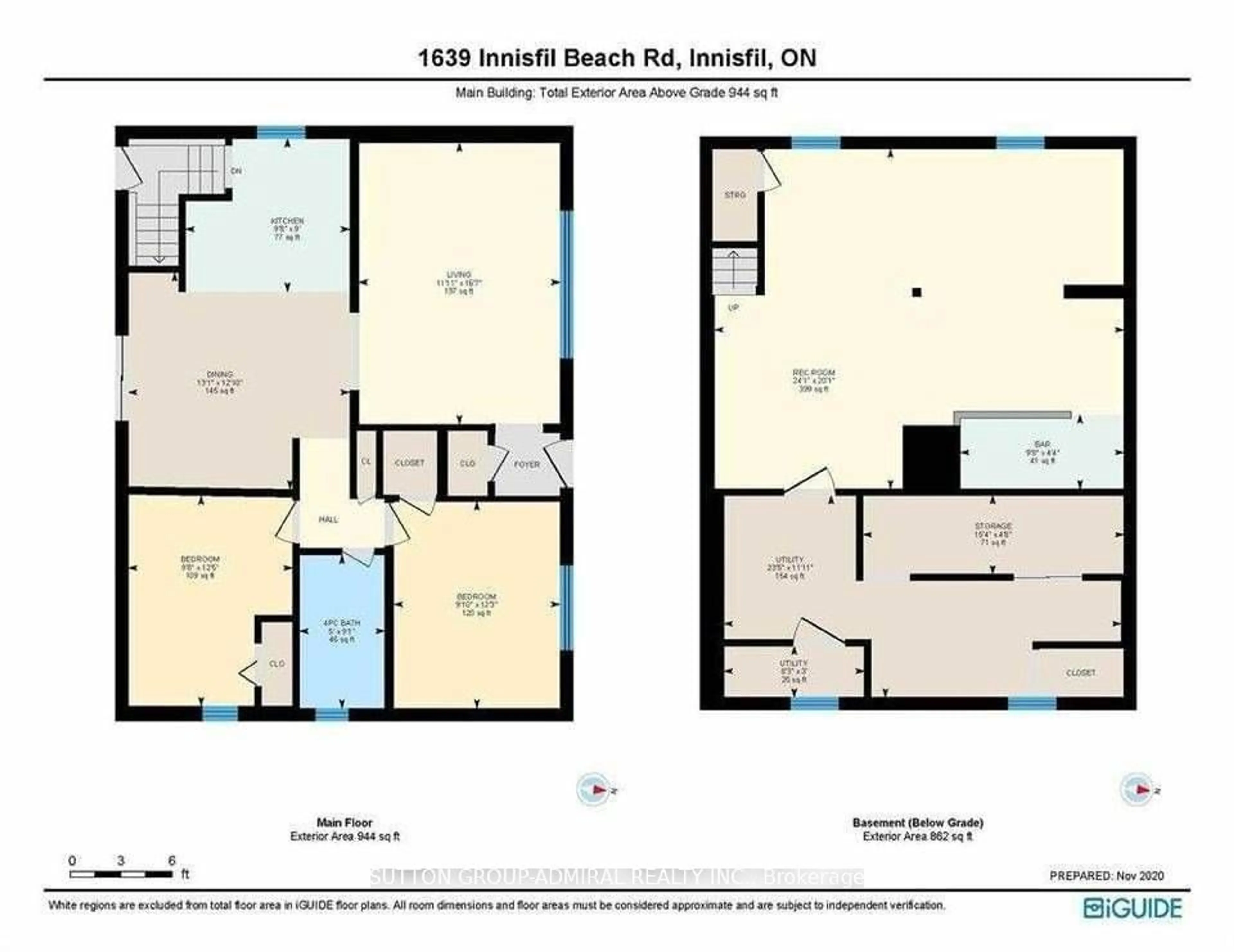Floor plan for 1639 Innisfil Beach Rd, Innisfil Ontario L9S 4B3