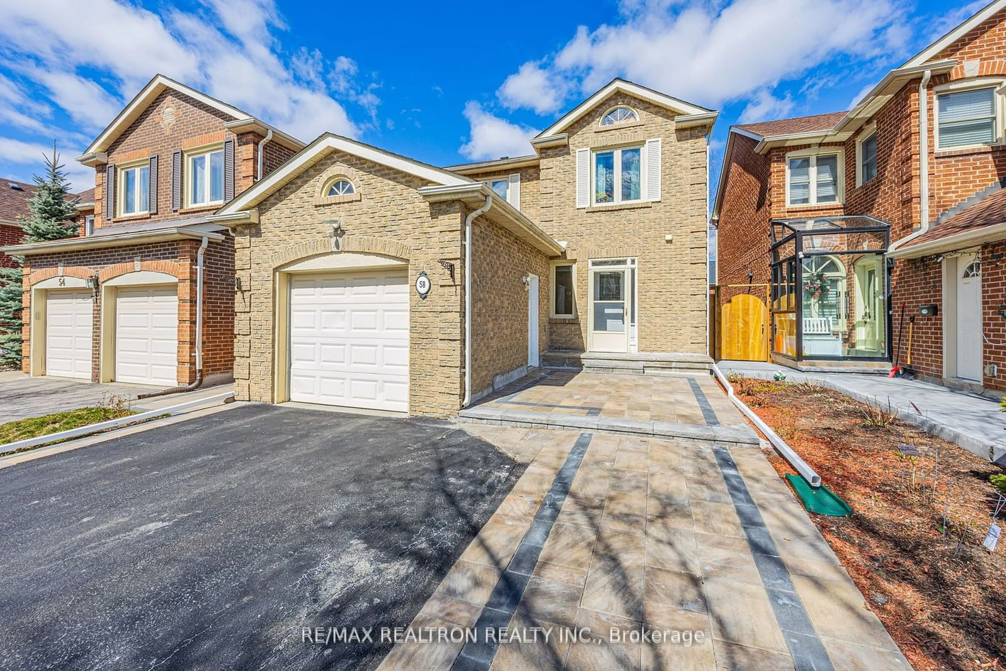 Home with brick exterior material for 58 Jessica Gdns, Vaughan Ontario L4J 3G2